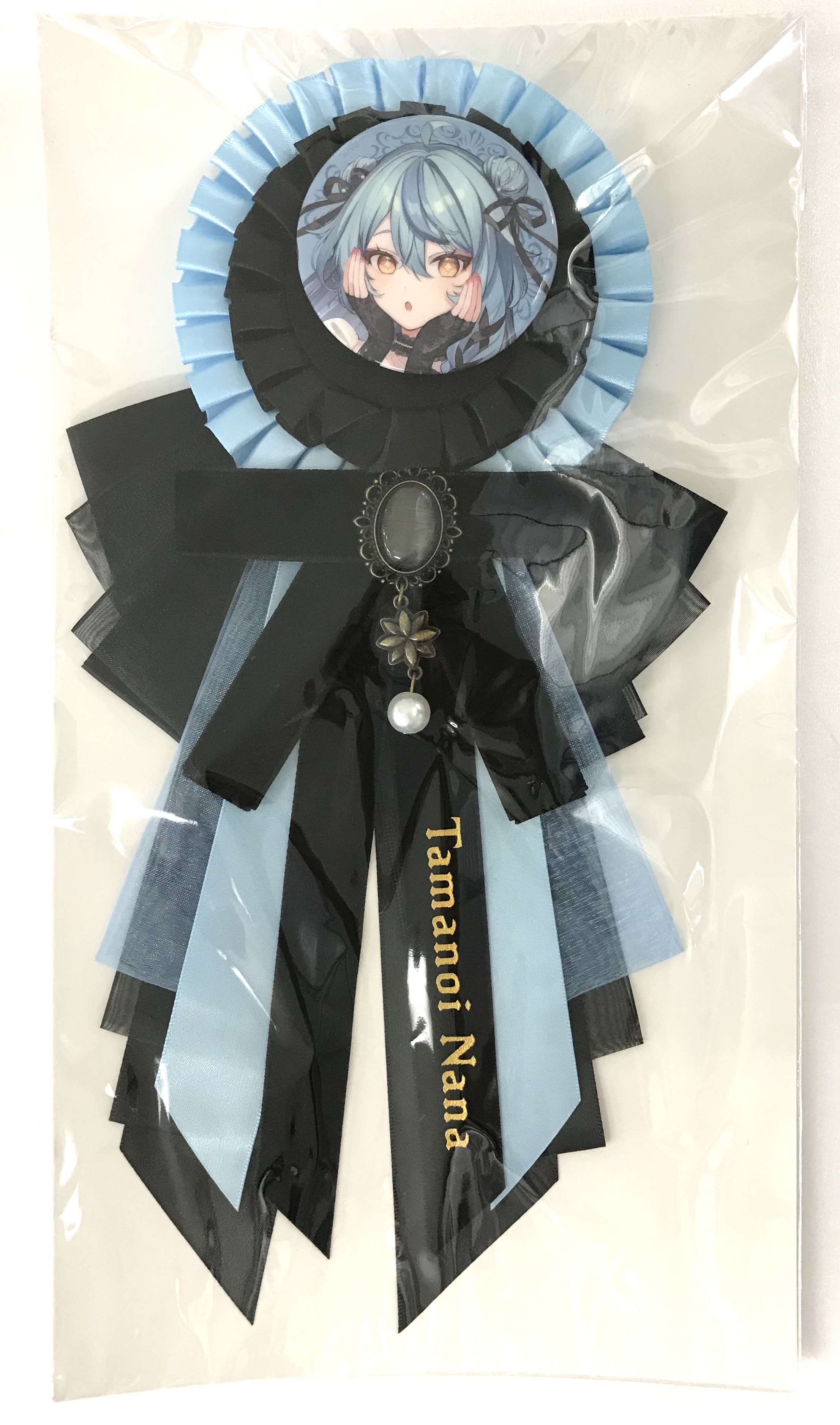 にじさんじ Gothic Night NIJISANJI HALLOWEEN 2025 缶バッジ付きロゼット 珠乃井ナナ