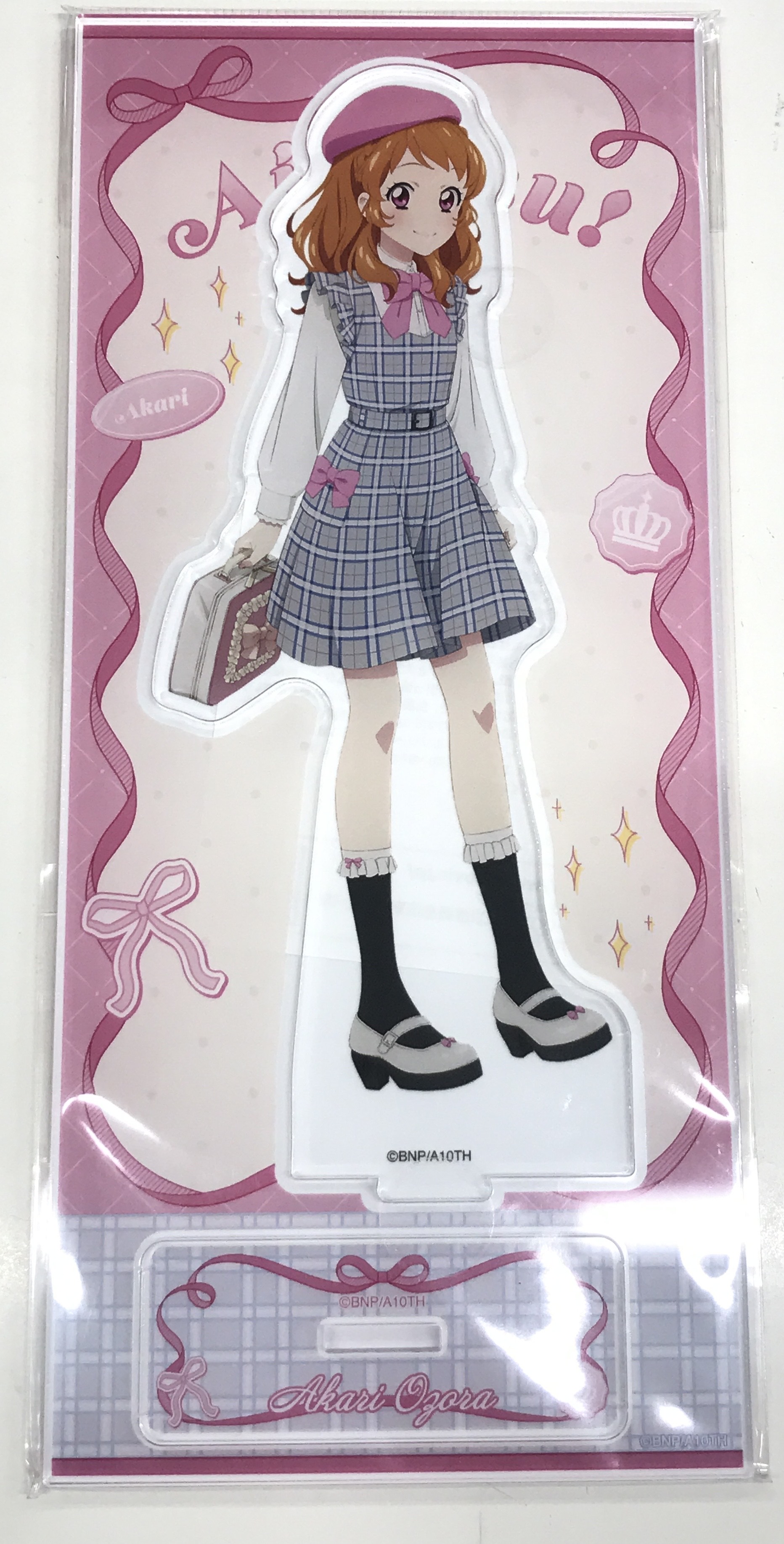 【未開封】アイカツ! アクリルスタンド -Cute Check Style ver.- 大空あかり