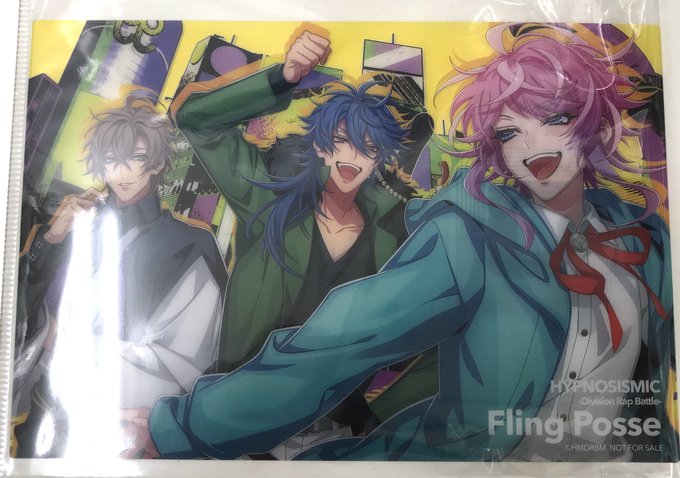 映画 ヒプノシスマイク-Division Rap Battle- 描きおろしイラストCLEAR CARD[Fling Posse ver.] 飴村乱数(easy R)&夢野幻太郎(Phantom)&有栖川帝統(Dead or Alive) 【来場者特典/入場者特典】
