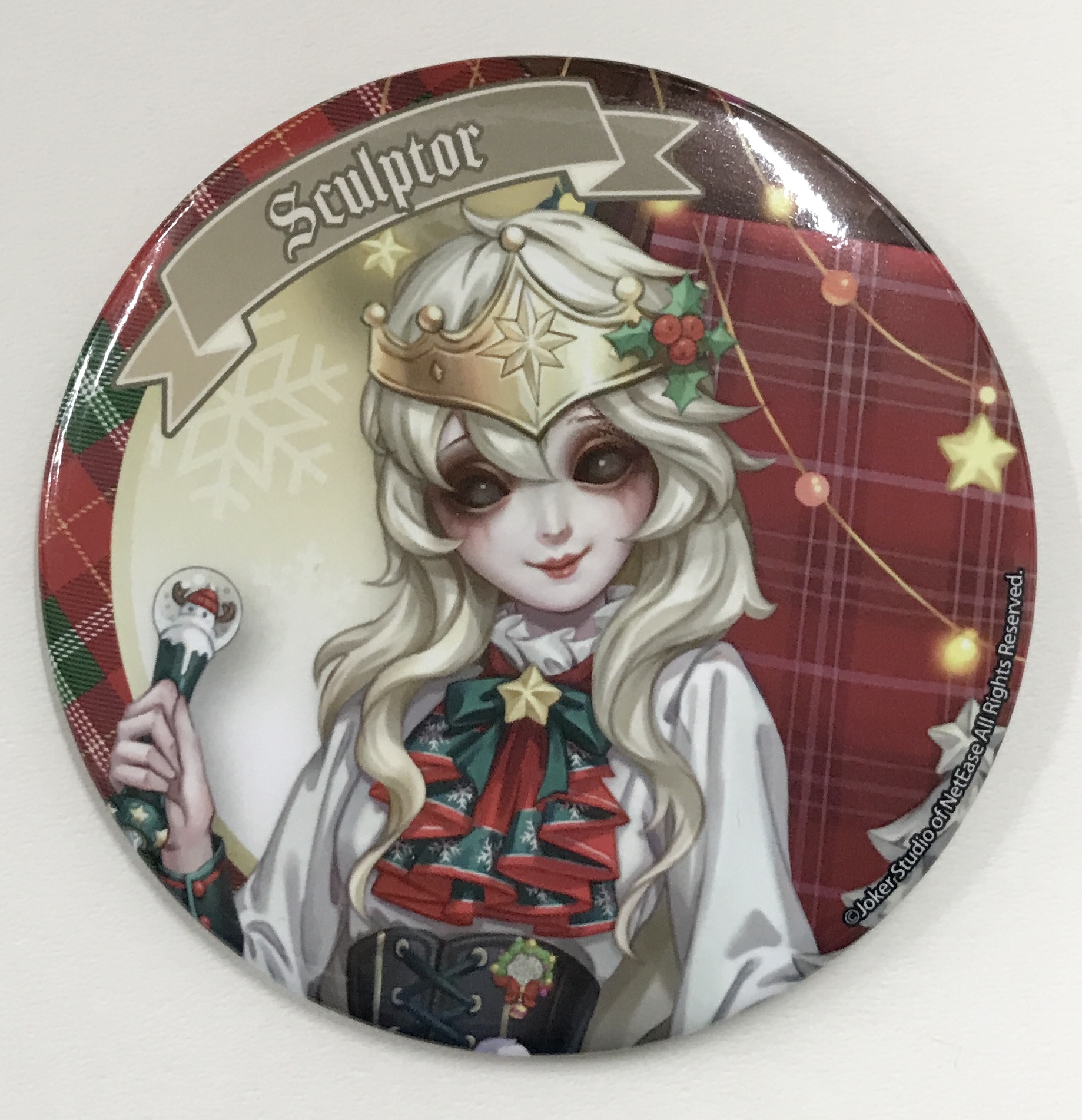 Identity V 第五人格×SWEETS PARADISE BUTLER'S CAFE 第4弾 トレーディング75mm缶バッジ 彫刻師(ガラテア)