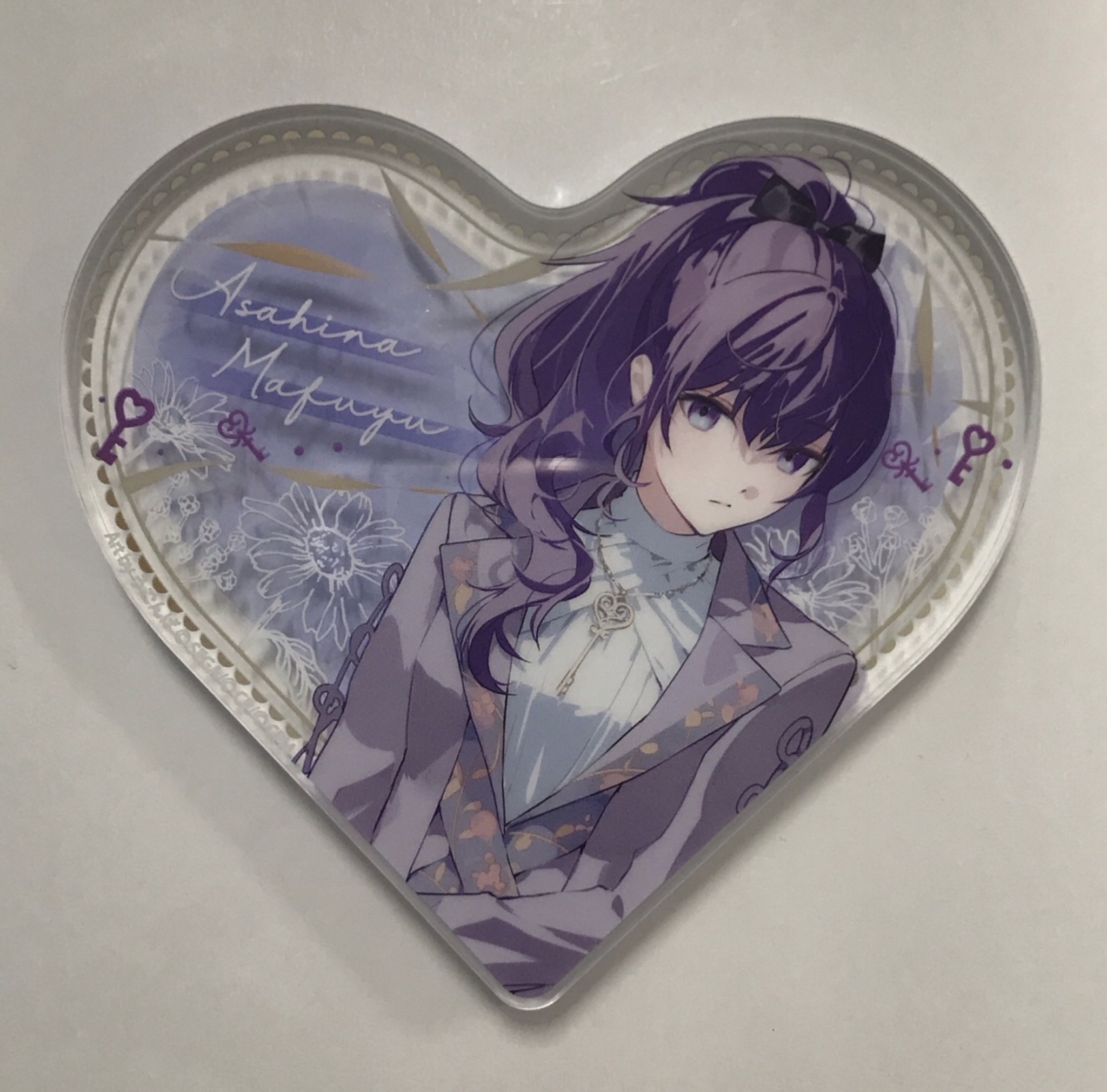 プロジェクトセカイ カラフルステージ! 4th Anniversary 感謝祭 ハート型アクリルブロック 朝比奈まふゆ