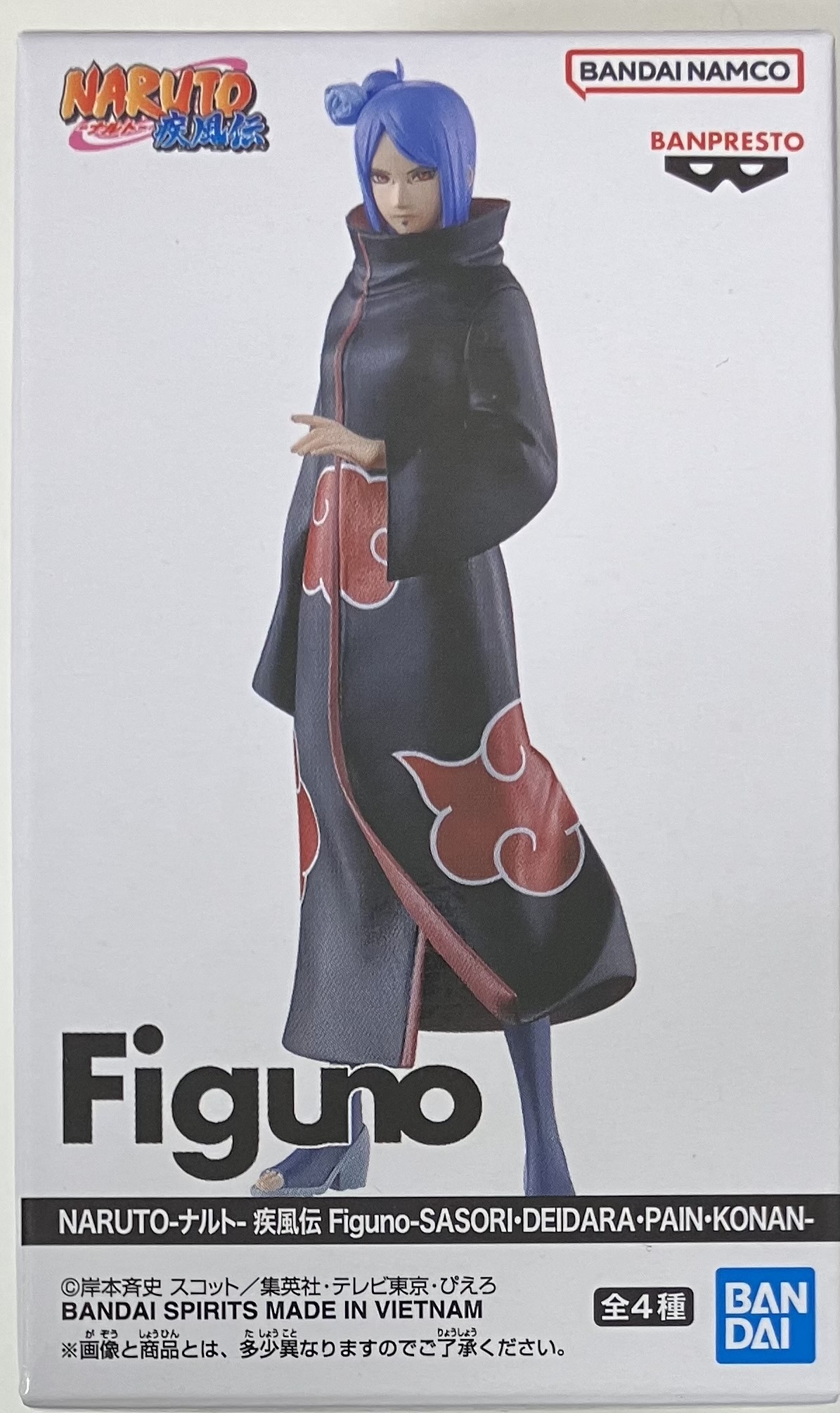 【未開封】NARUTO-ナルト- 疾風伝 Figuno-SASORI・DEIDARA・PAIN・KONAN- 小南