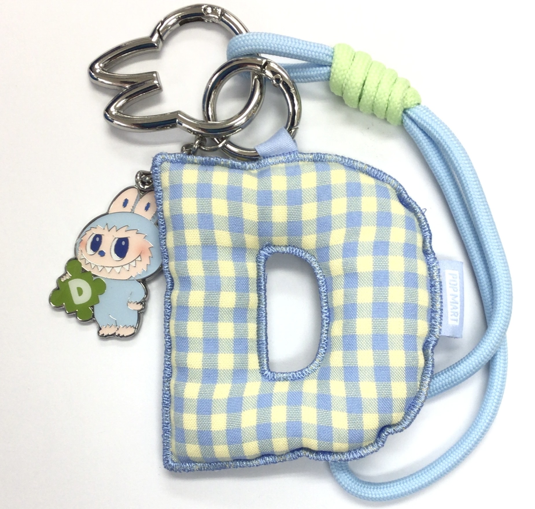 POPMART THE MONSTERS PIN FOR LOVE シリーズ アルファベットペンダント(A-M) LABUBU D