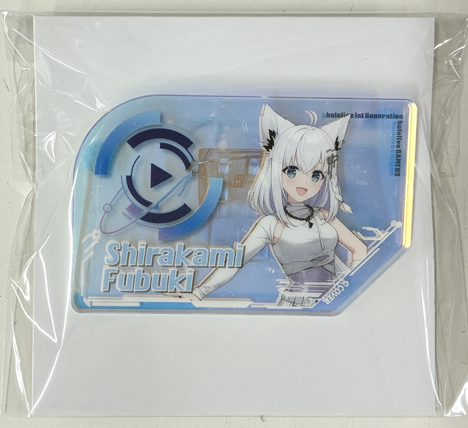 ホロライブ hololive SUPER EXPO 2026 オーロラアクリルネームバッジ 白上フブキ