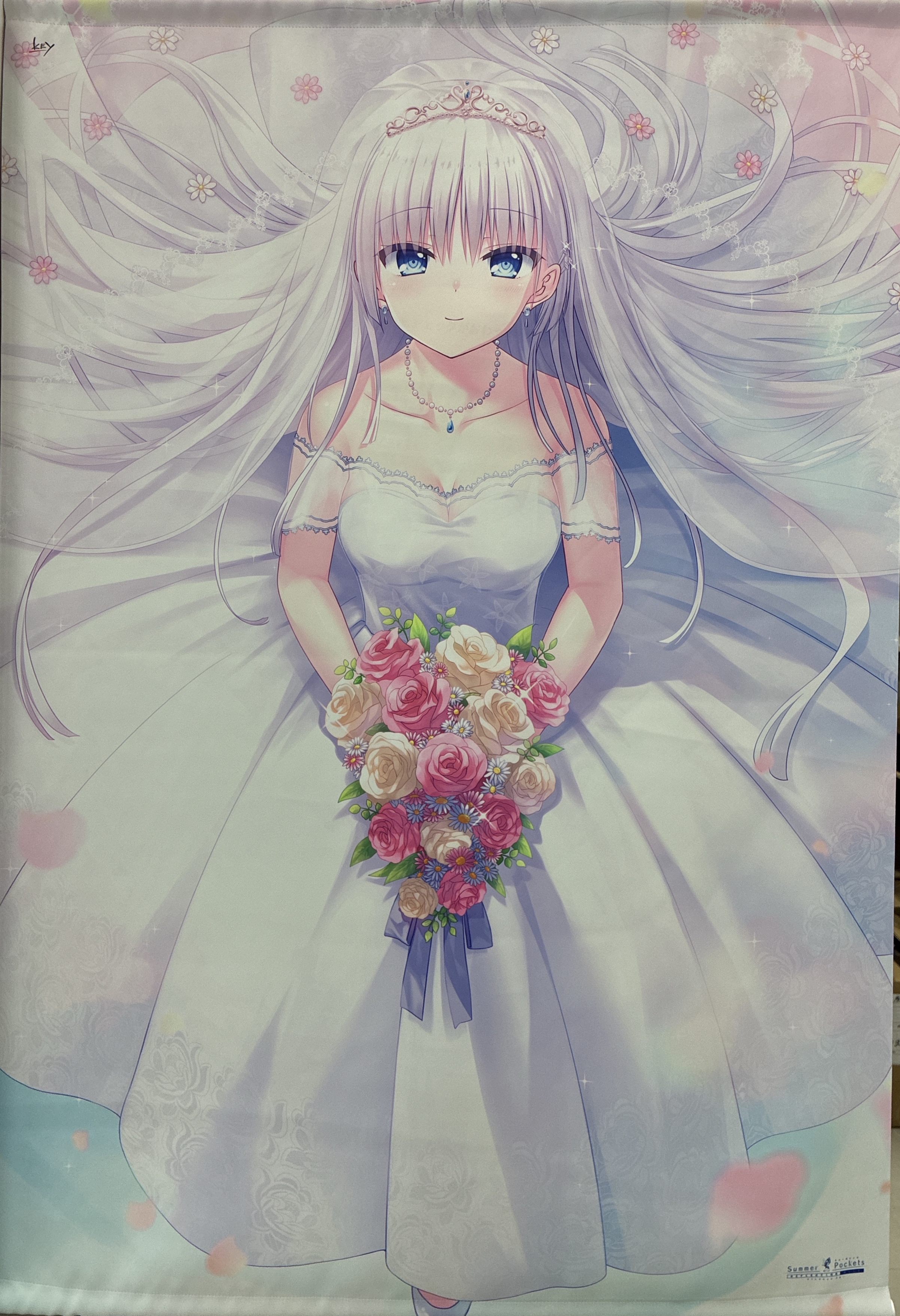 Summer Pockets REFLECTION BLUE 白羽の契り B1タペストリー 鳴瀬しろは