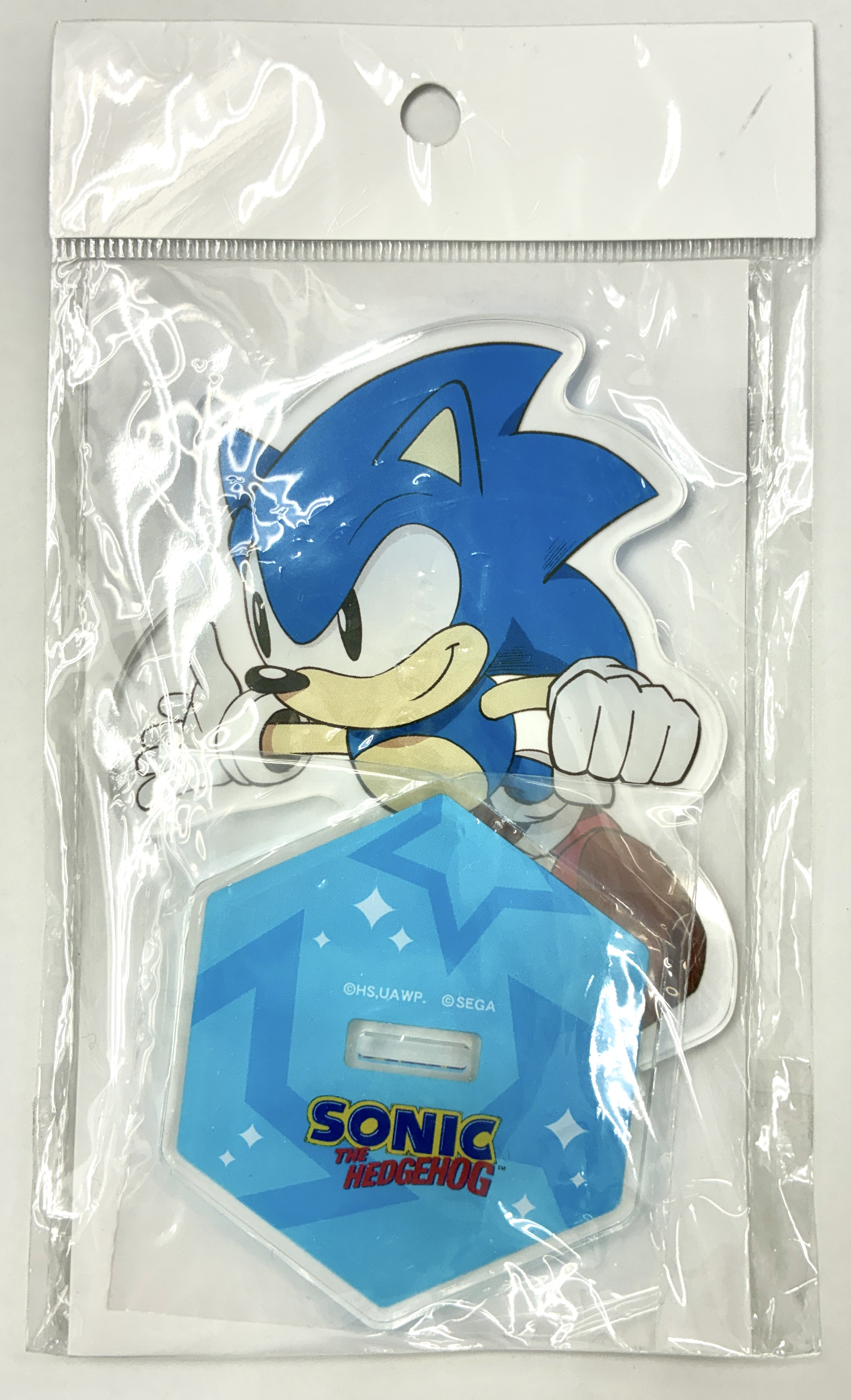 セガラッキーくじオンライン 異世界おじさん D-6賞 アクリルスタンド 異世界おじさん×SONIC ソニック・ザ・ヘッジホッグ