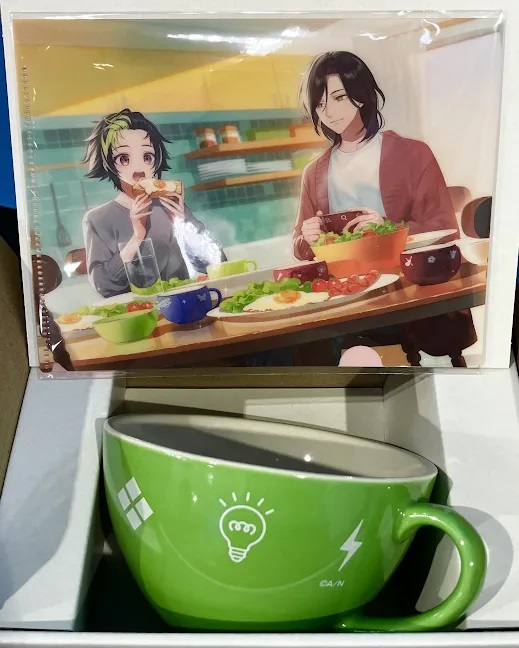 DMMスクラッチ にじさんじ 「Good morning」 B-1賞 スープマグカップ&A6クリアファイルセット 伊波ライ