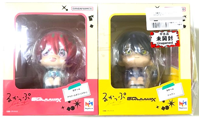 【未開封】るかっぷ 機動戦士Gundam GQuuuuuuX アマテ・ユズリハ(マチュ)&ニャアン セット [限定座布団付き] 【プレミアムバンダイ限定】 【フィギュア】[メガハウス]