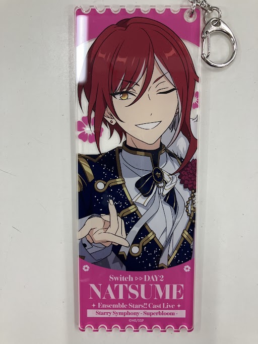 あんさんぶるスターズ!! Ensemble Stars!! Cast Live Starry Symphony -Superbloom×アニメイトカフェ チケット型キーホルダーコレクション/3グループ 逆先夏目