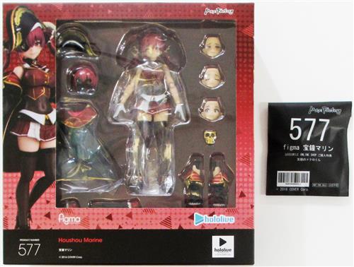 figma 577 ホロライブプロダクション 宝鐘マリン+GOODSMILE ONLINE SHOP購入特典 笑顔のドクロくん セット 【GOODSMILE ONLINE SHOP限定】 【フィギュア】[マックスファクトリー]