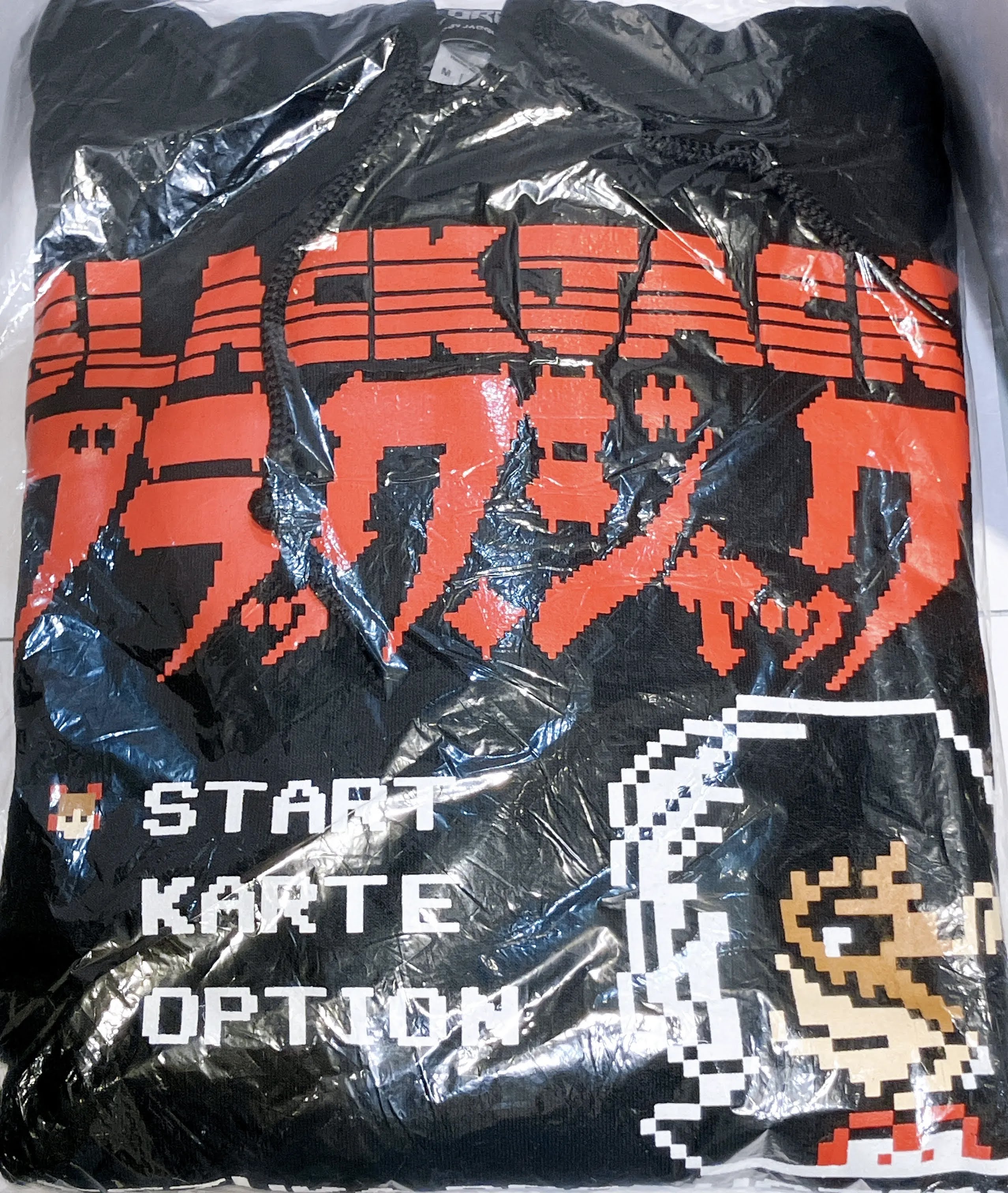 ブラックジャック GAMES GLORIOUS 8-bit Title スタイルパーカー Mサイズ