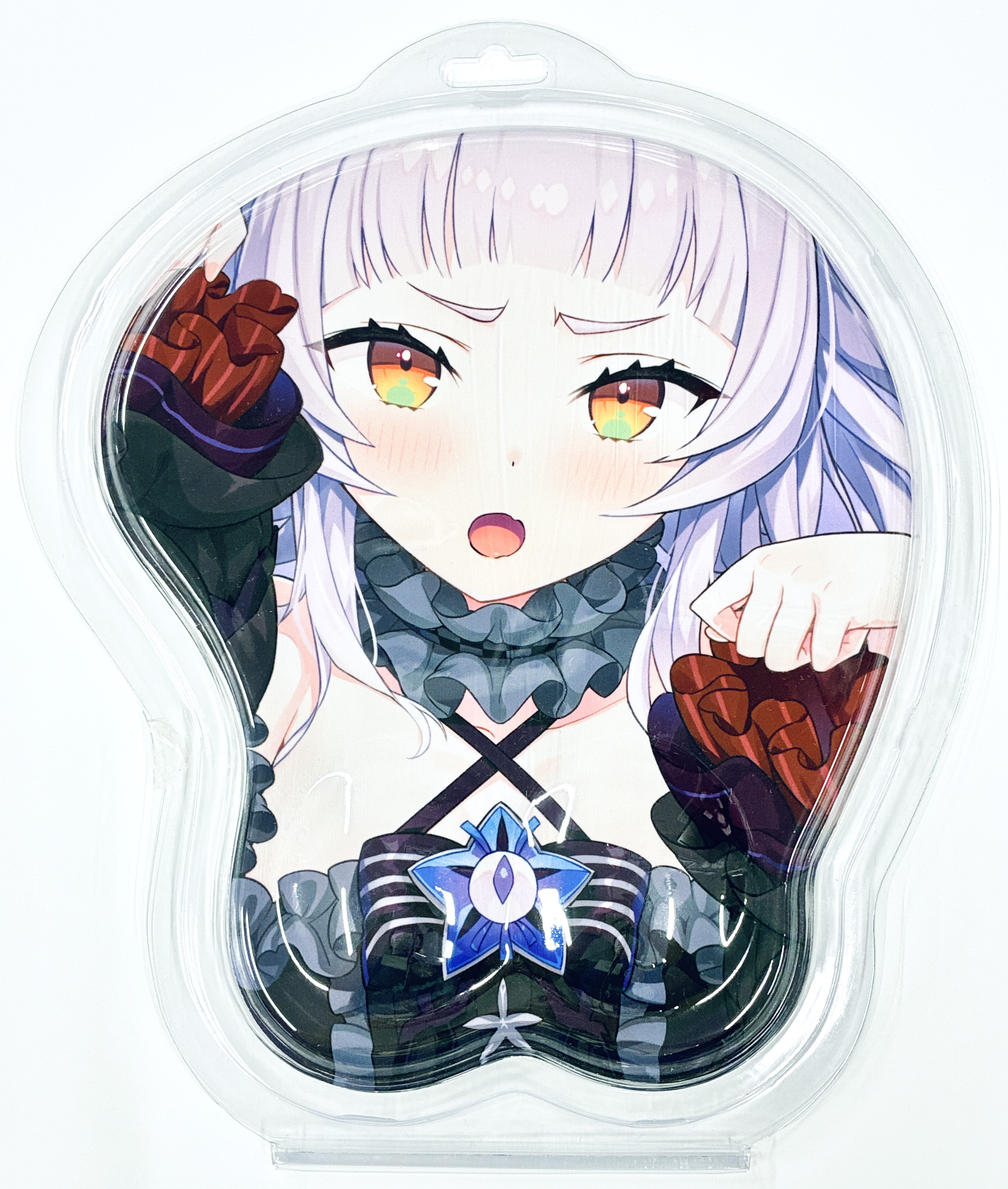 ホロライブ 紫咲シオン おっぱいマウスパッド ラバーマット 缶バッジ 誕生日記念 ホロライブ 誕生日記念2021 おっぱいマウスパッド 紫咲シオン ﾎﾛﾗｲﾌﾞ