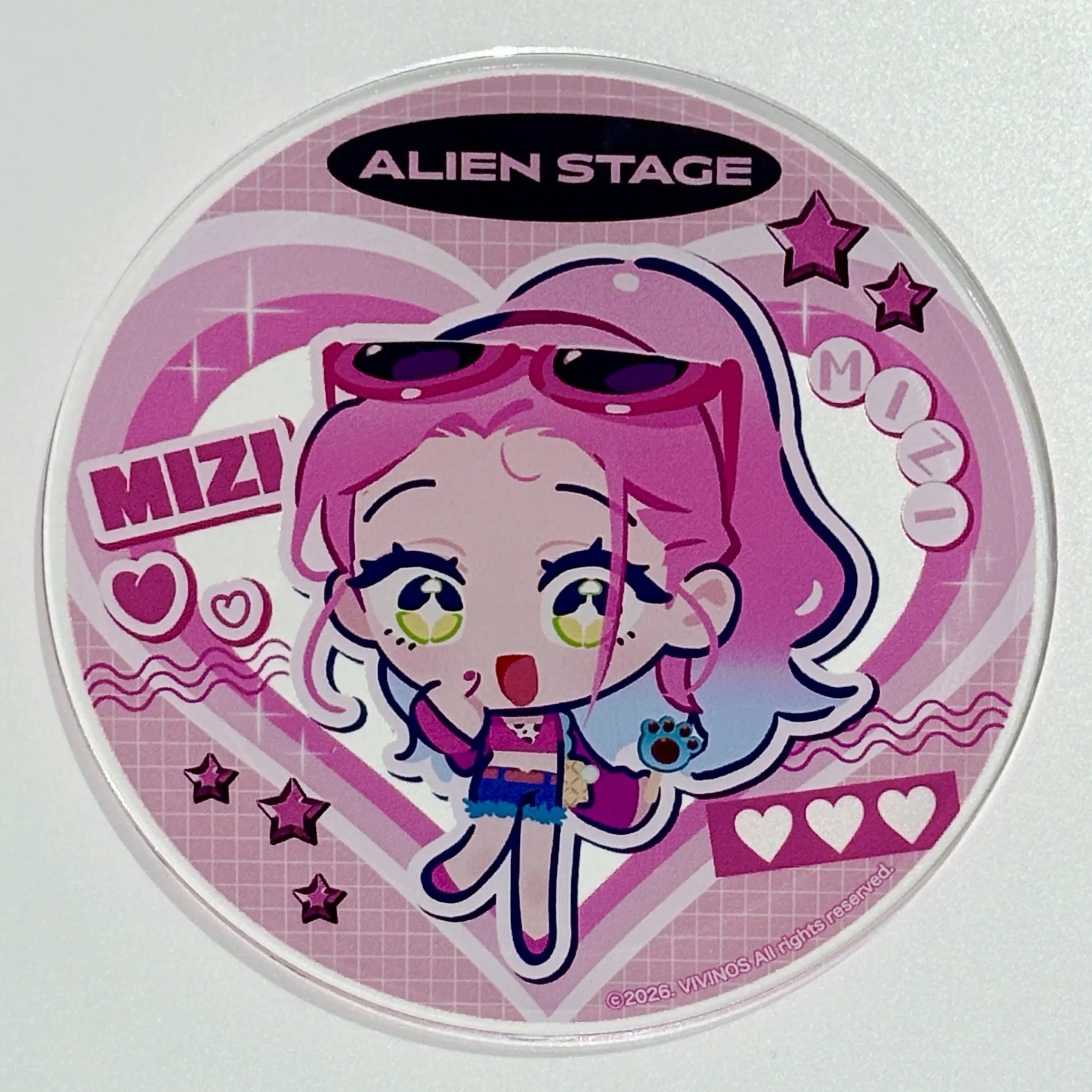 ALIEN STAGE:〈Find your Plus One!〉 Fair in animate 開催記念Gratte animatecafe 有償特典 トレーディングアクリルコースター MIZI(SD)