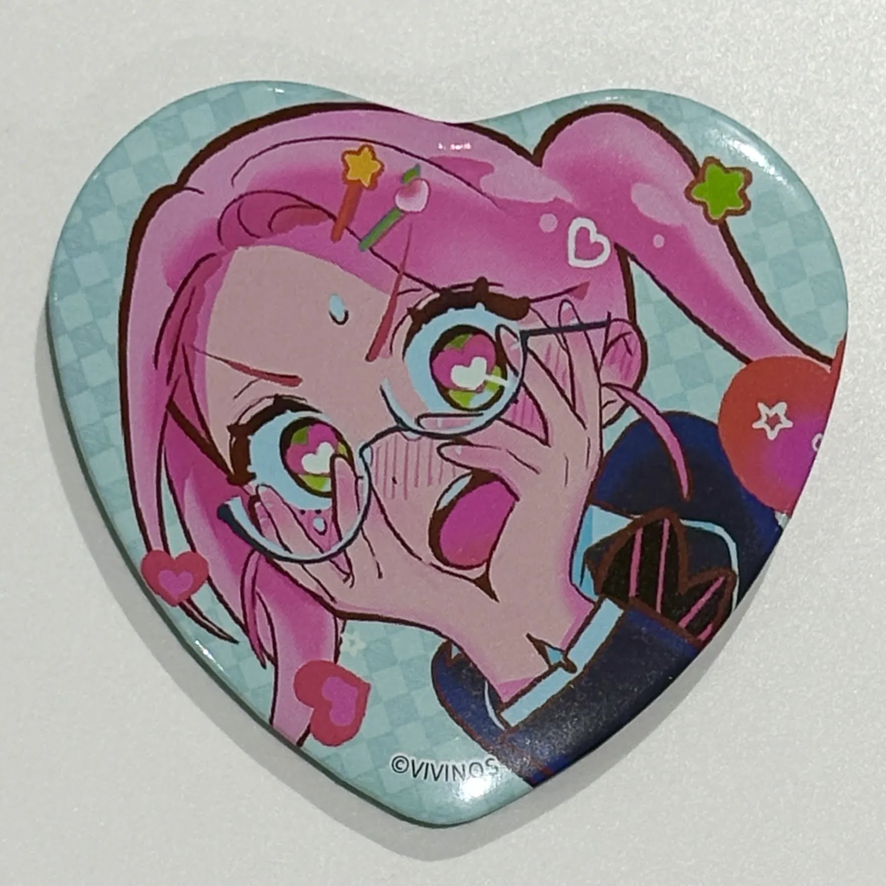 ALIEN STAGE×ふもコレ ハート缶バッジ MIZI