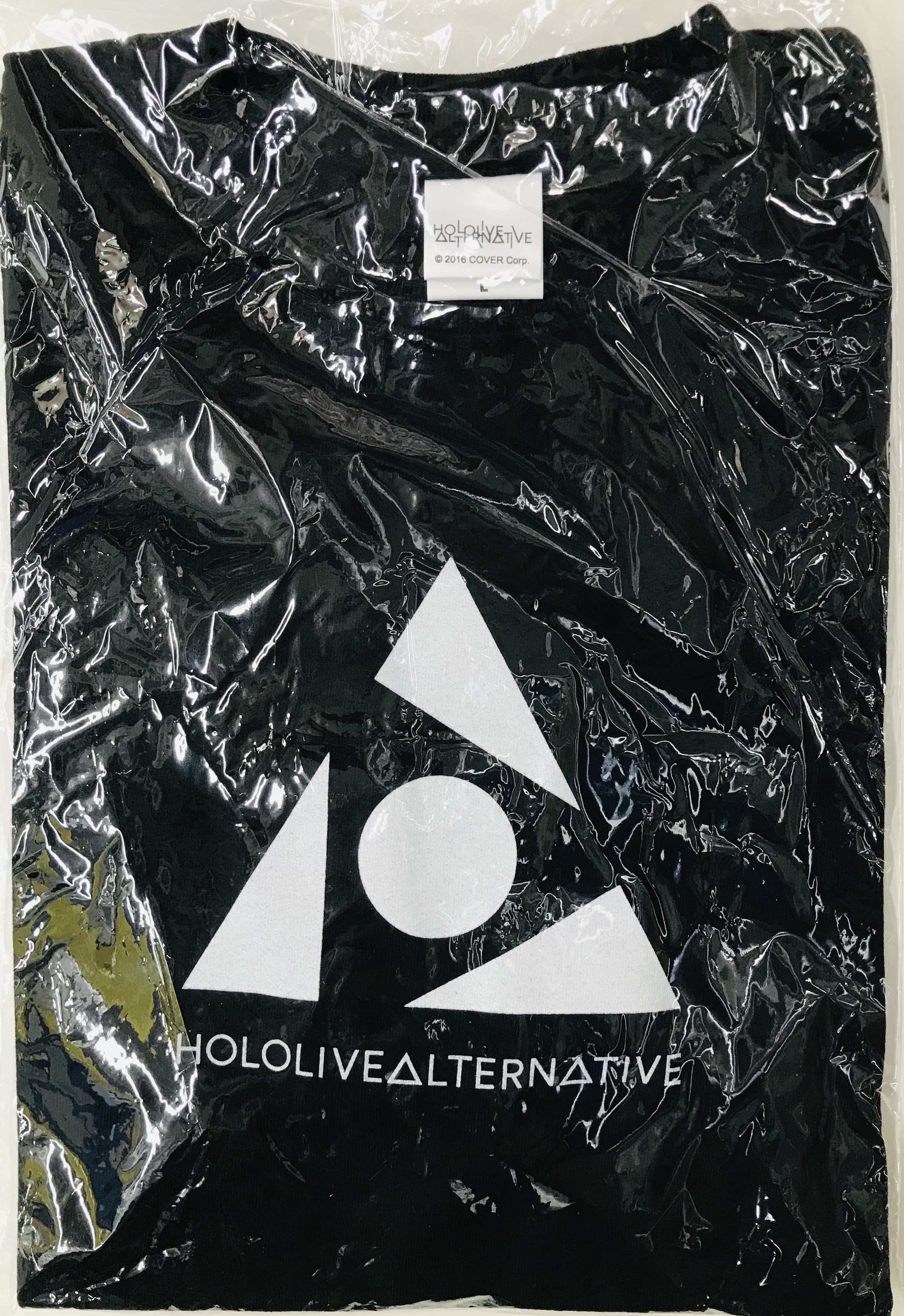 【未開封】ホロライブ HOLOLIVE ALTERNATIVE ロゴTシャツ BLACK (Lサイズ)
