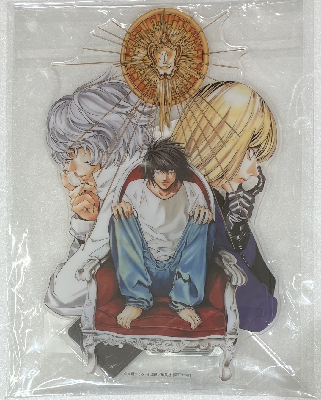 【未開封】DEATH NOTE BIGアクリルスタンド L(エル・ローライト)&ニア(ネイト・リバー)&メロ(ミハエル・ケール)