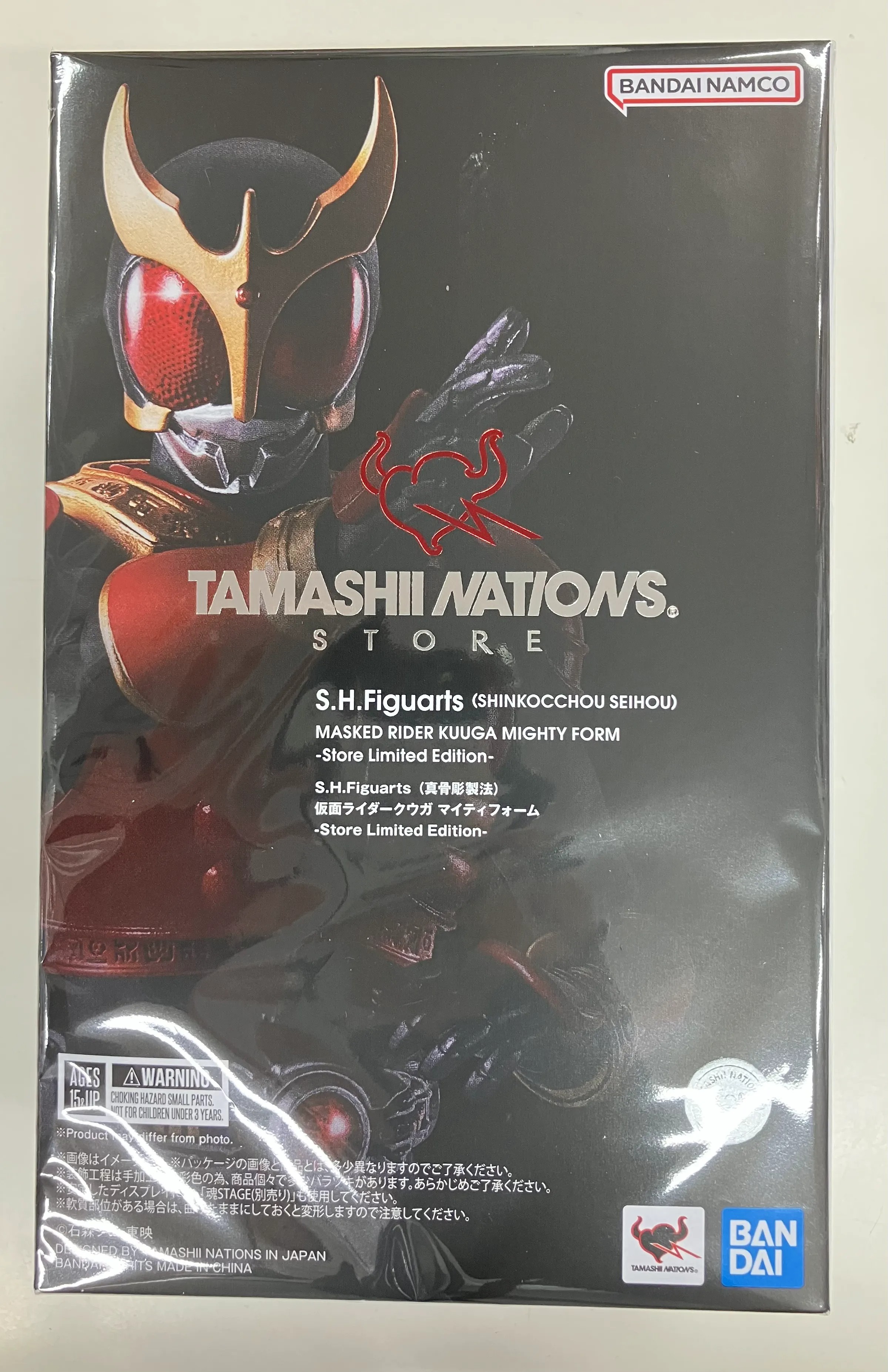 【未開封】S.H.Figuarts (真骨彫製法) 仮面ライダークウガ 仮面ライダークウガ マイティフォーム -Store Limited Edition- 【TAMASHII NATIONS STORE(魂ストア)限定】 【フィギュア】[BANDAI SPIRITS]