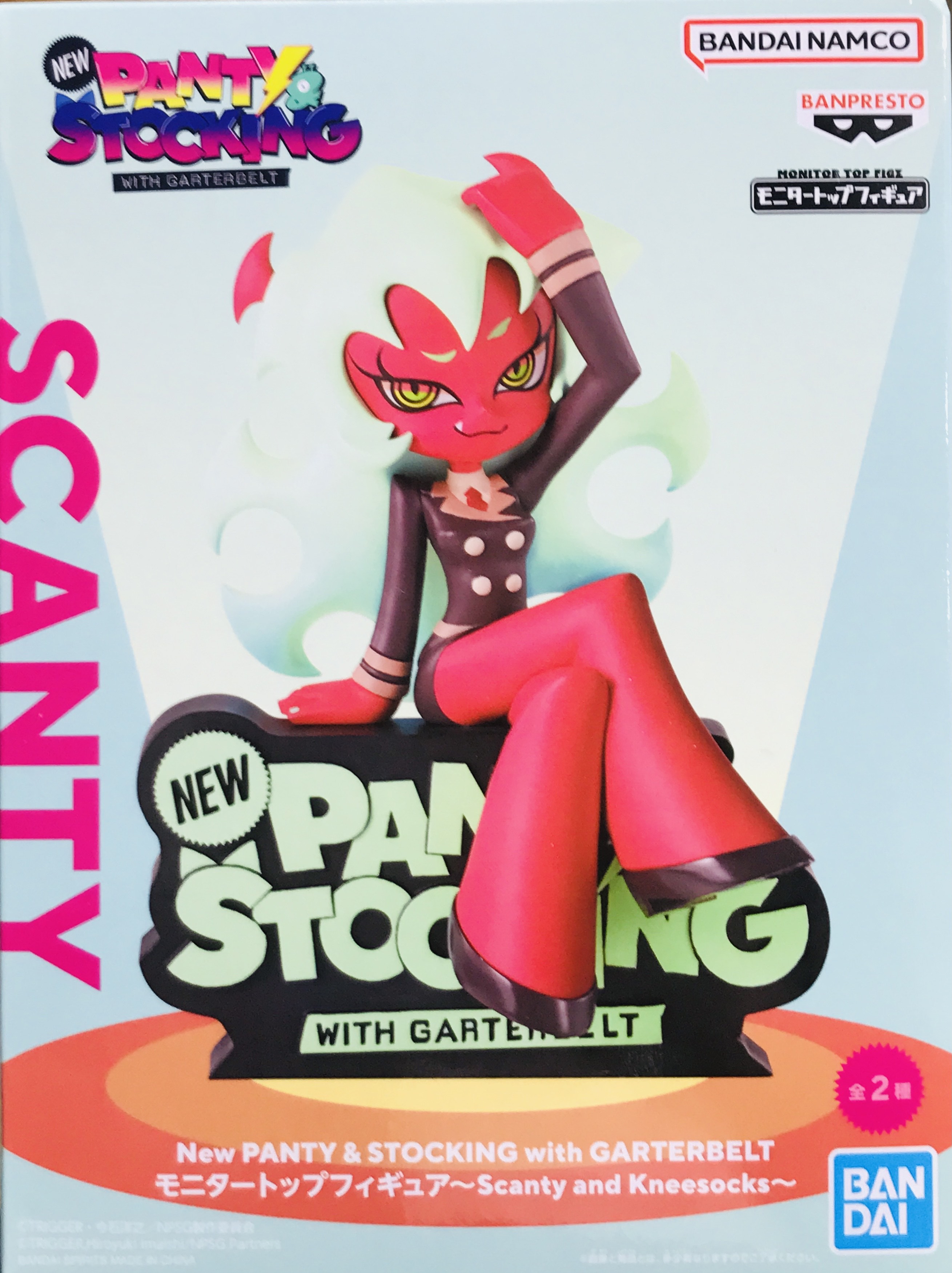 【未開封】New PANTY & STOCKING with GARTERBELT モニタートップフィギュア～Scanty and Kneesocks～ スキャンティ