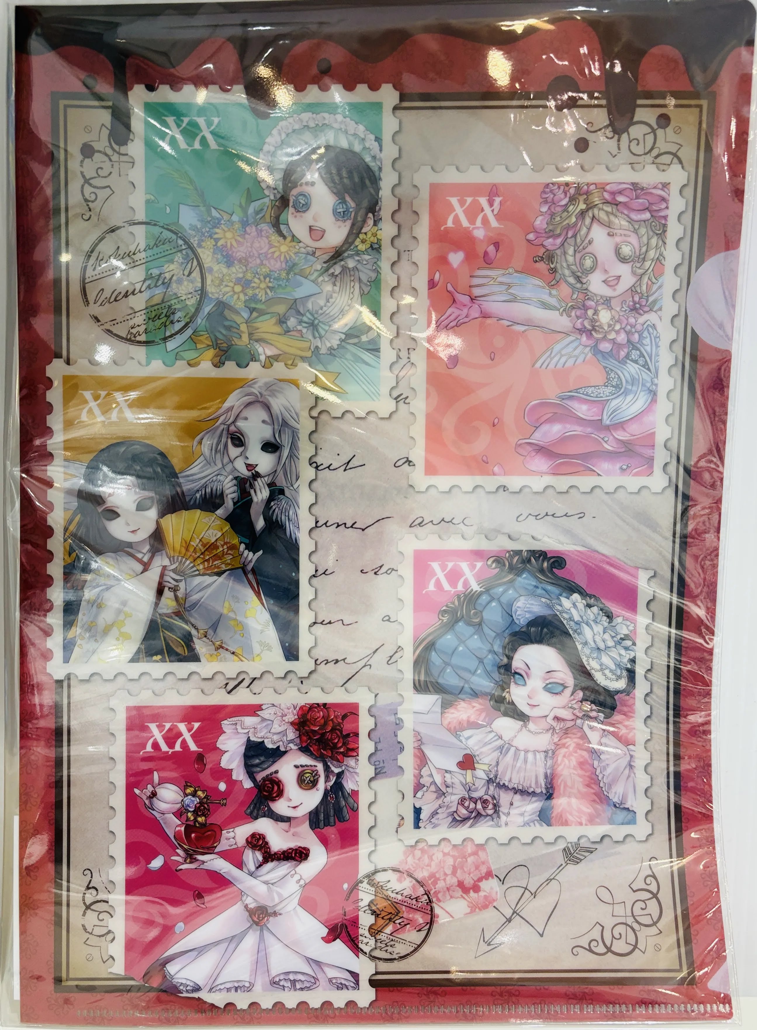 【未開封】Identity V 第五人格×SWEETS PARADISE ～荘園告白シーズン～ クリアファイル レッド