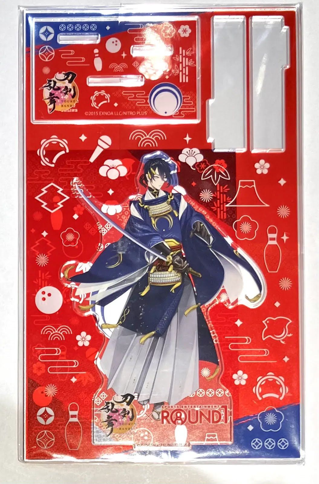 刀剣乱舞ONLINE×ROUND1 ポストカード付アクリルスタンド  三日月宗近