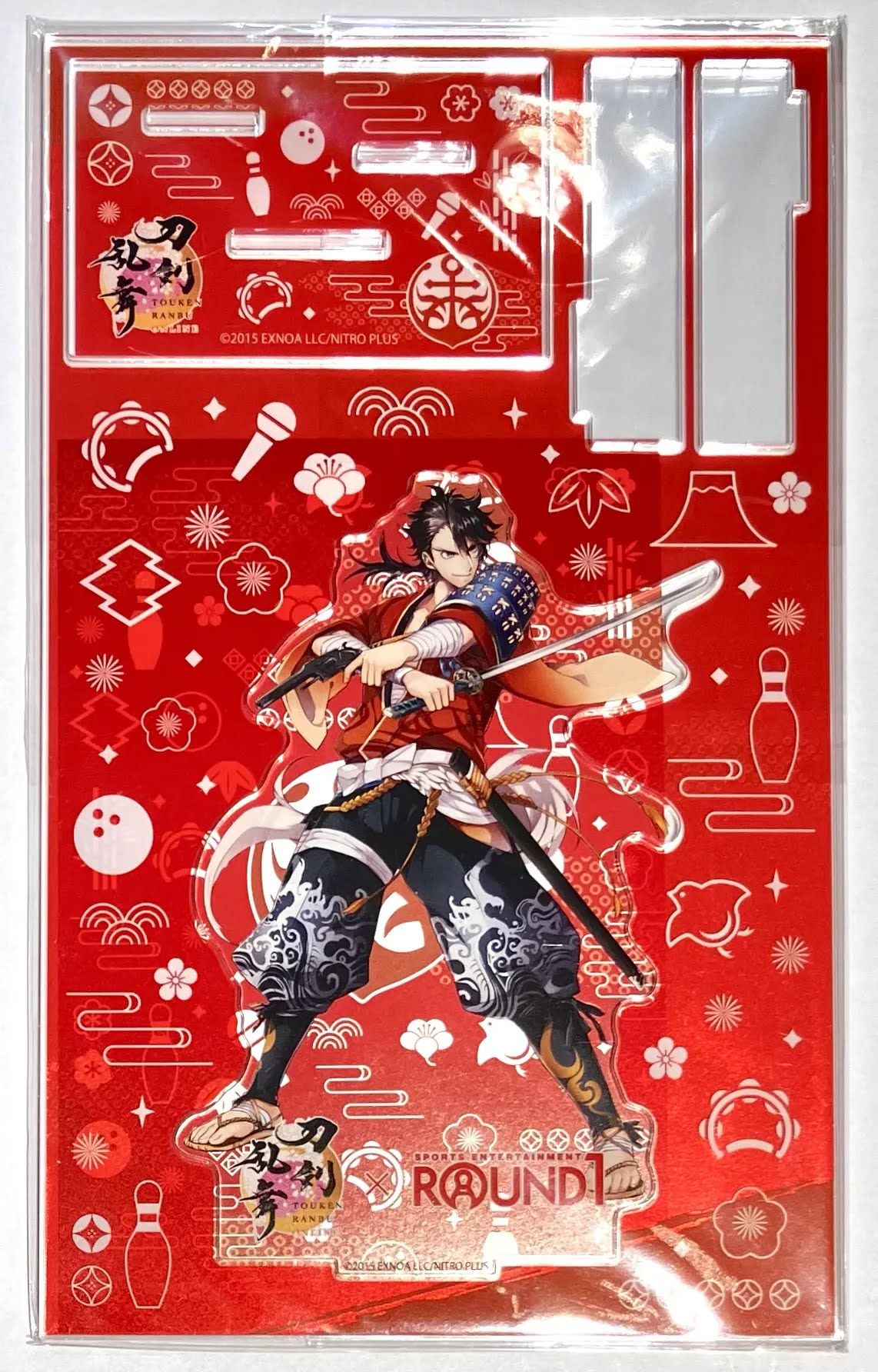 刀剣乱舞ONLINE×ROUND1 ポストカード付アクリルスタンド  陸奥守吉行