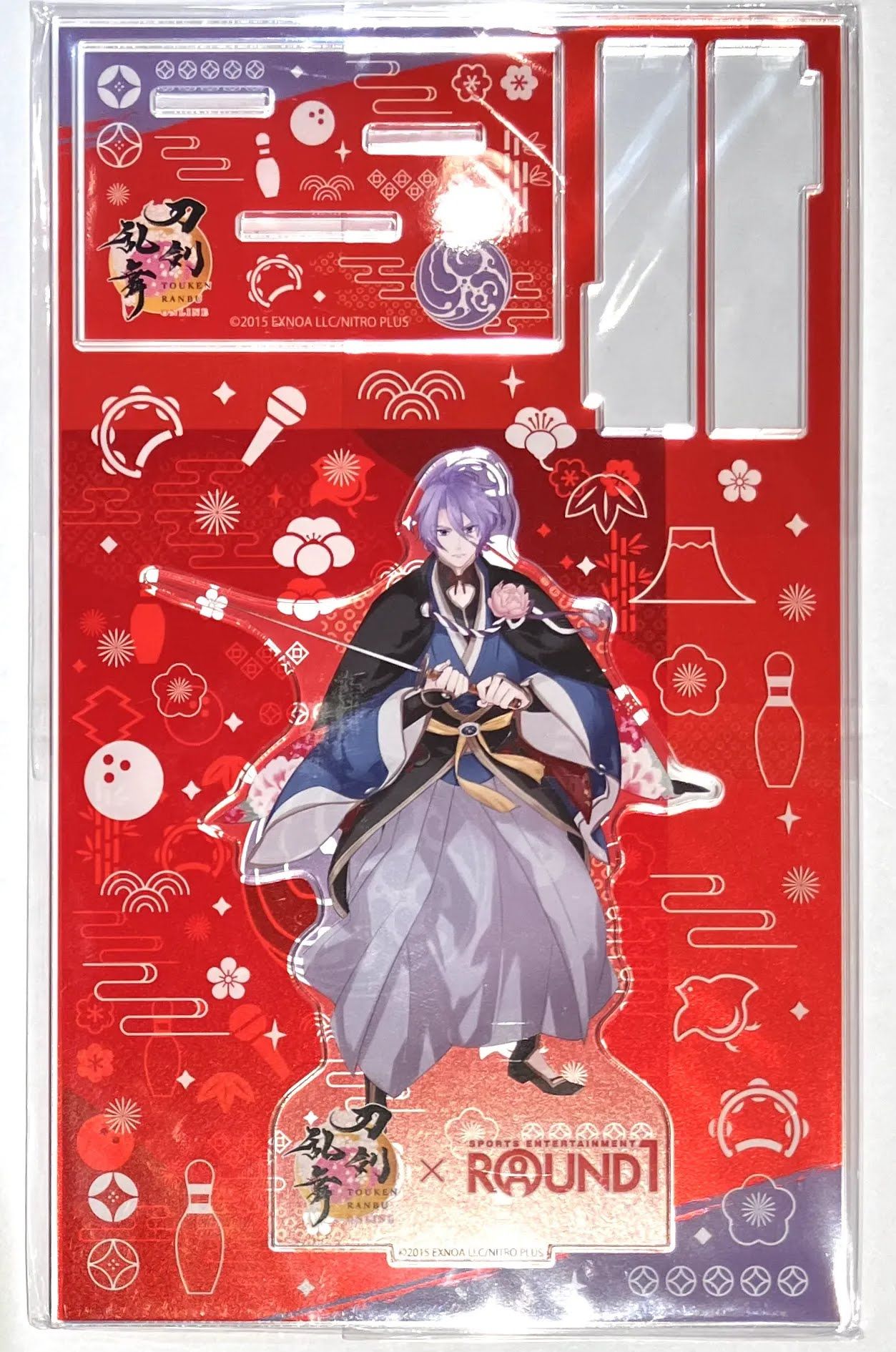 刀剣乱舞ONLINE×ROUND1 ポストカード付アクリルスタンド  歌仙兼定