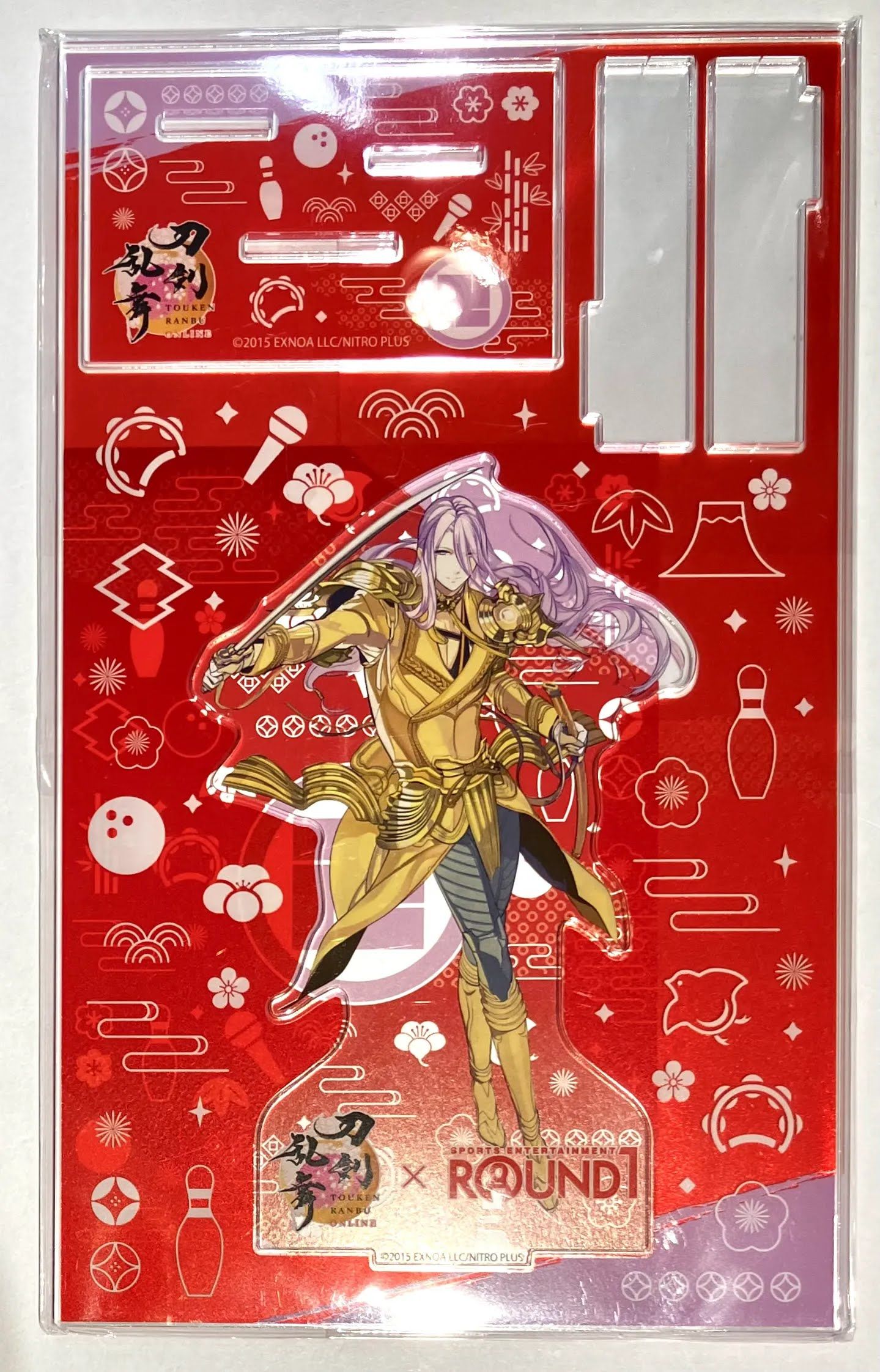 刀剣乱舞ONLINE×ROUND1 ポストカード付アクリルスタンド  蜂須賀虎徹
