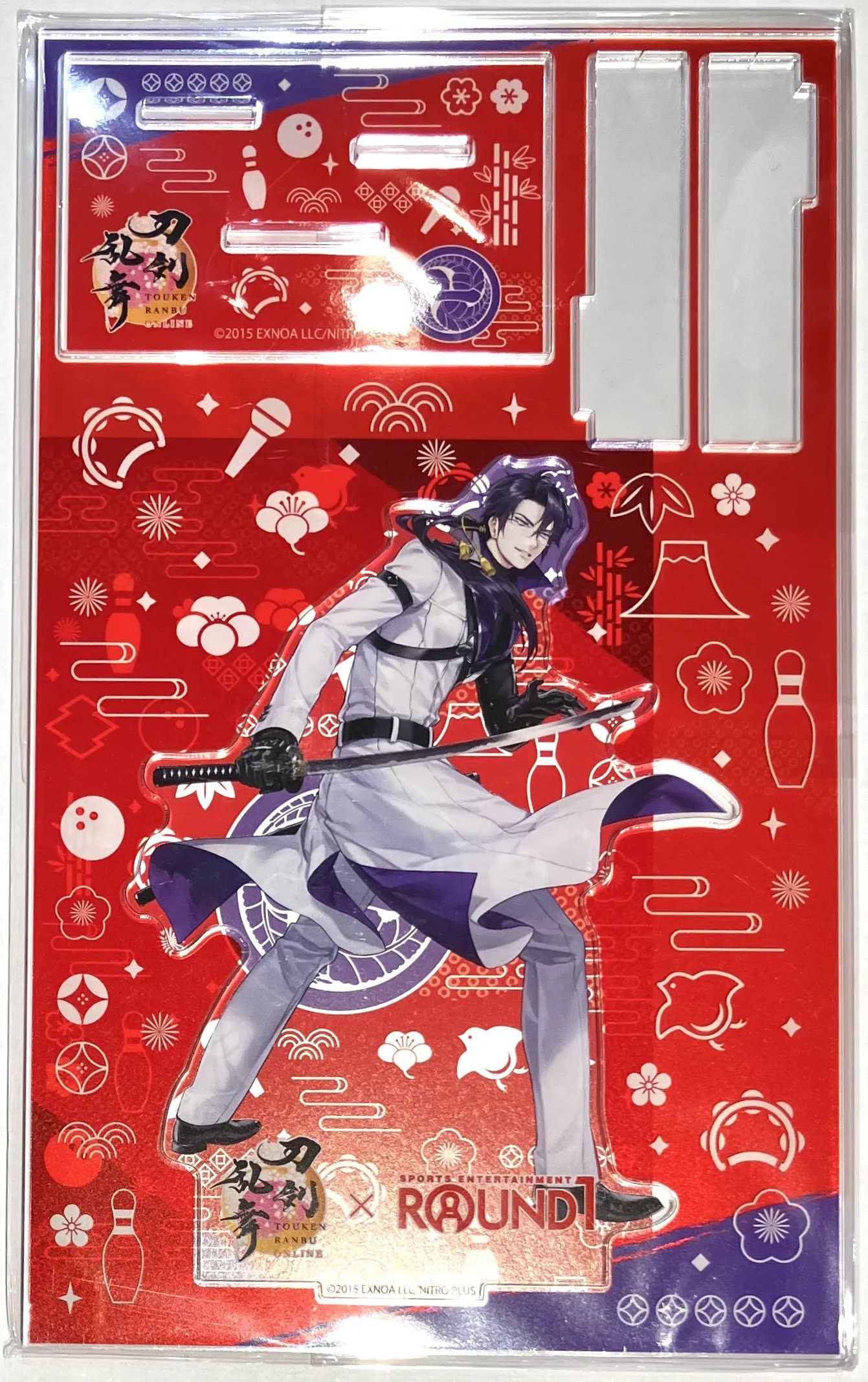 刀剣乱舞ONLINE×ROUND1 ポストカード付アクリルスタンド  日光一文字