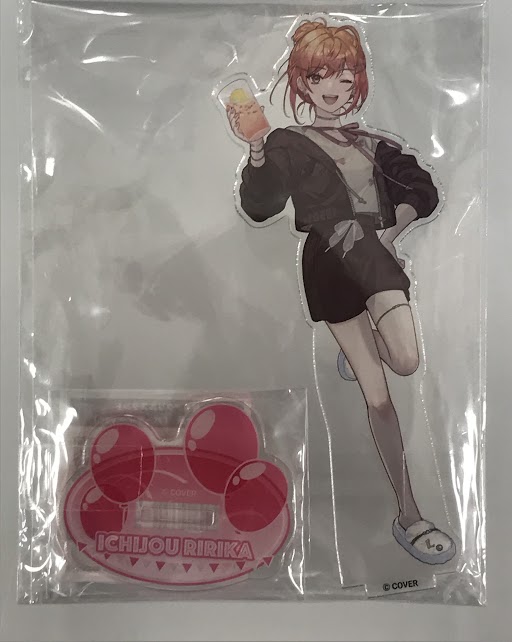 ホロライブ ReGLOSS×極楽湯 RAKU SPA フロライフ 等身アクリルスタンド パーティーver. 一条莉々華