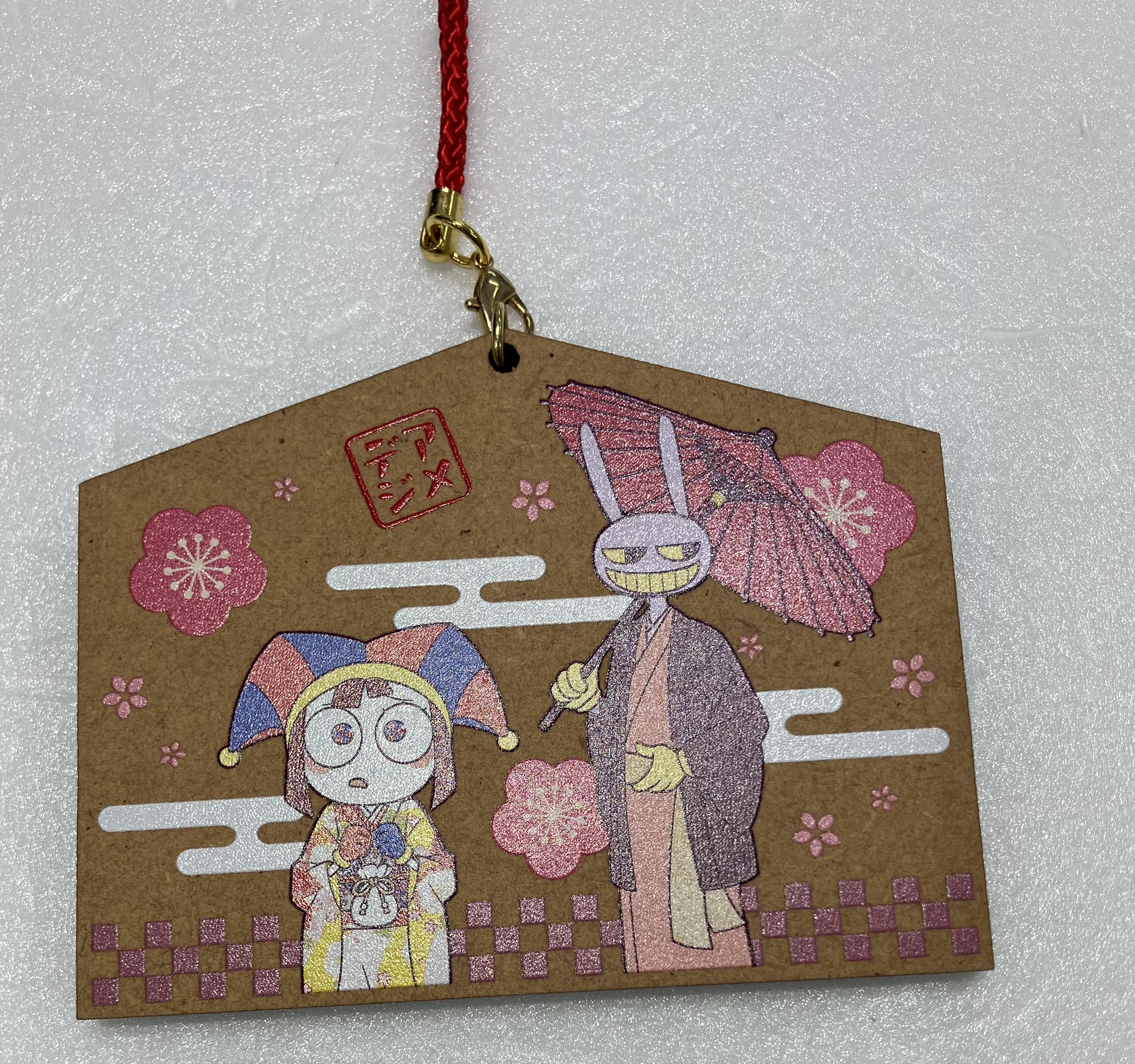 The Amazing Digital Circus 絵馬風キーホルダー A