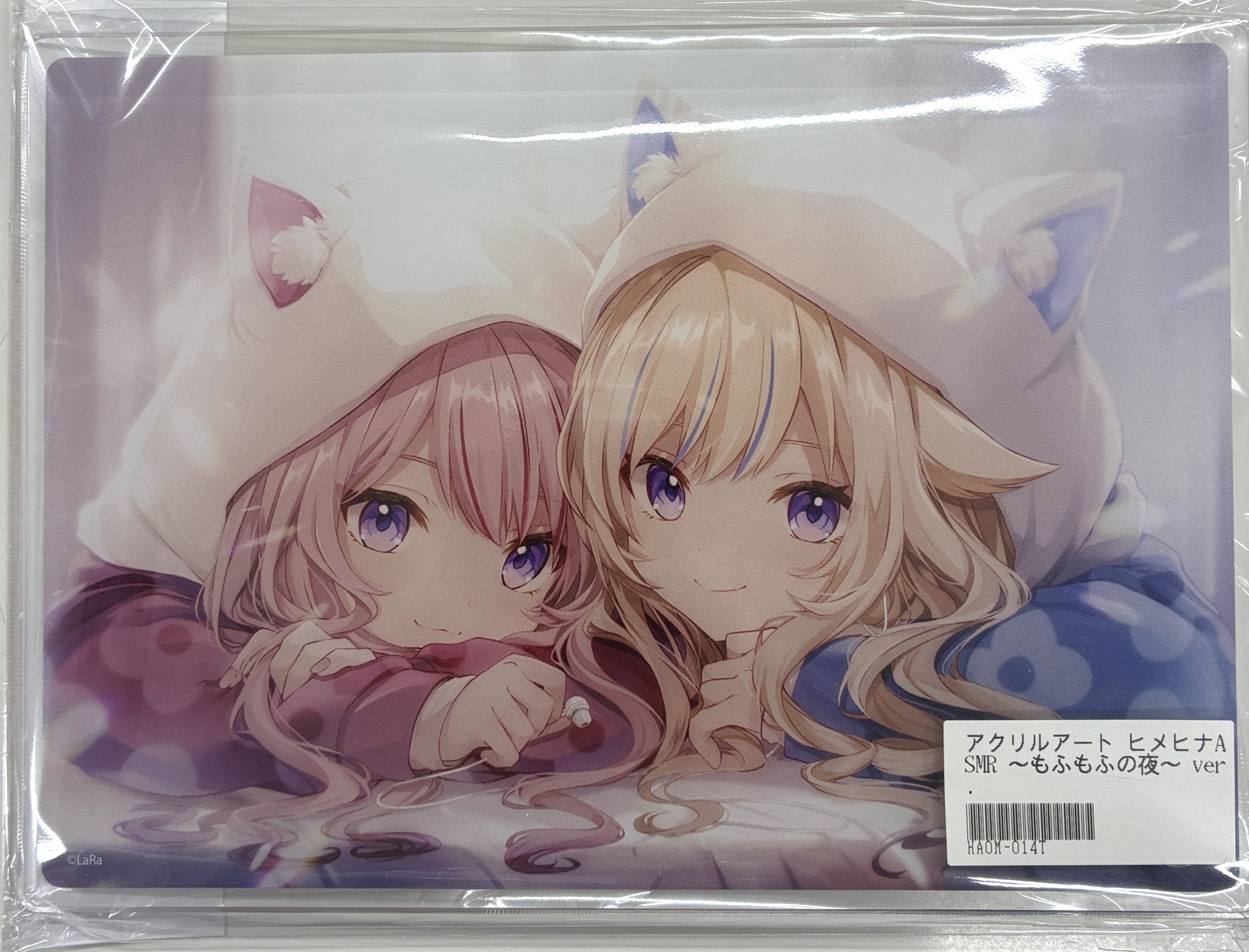 HIMEHINA アクリルアート もふもふの夜ver. 田中ヒメ&鈴木ヒナ 【ヒメヒナマート CD購入特典】