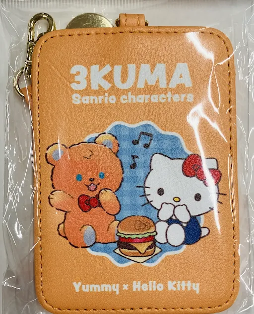 にじさんじ 3SKM×サンリオキャラクターズ パスケース ヤミー×ハローキティ
