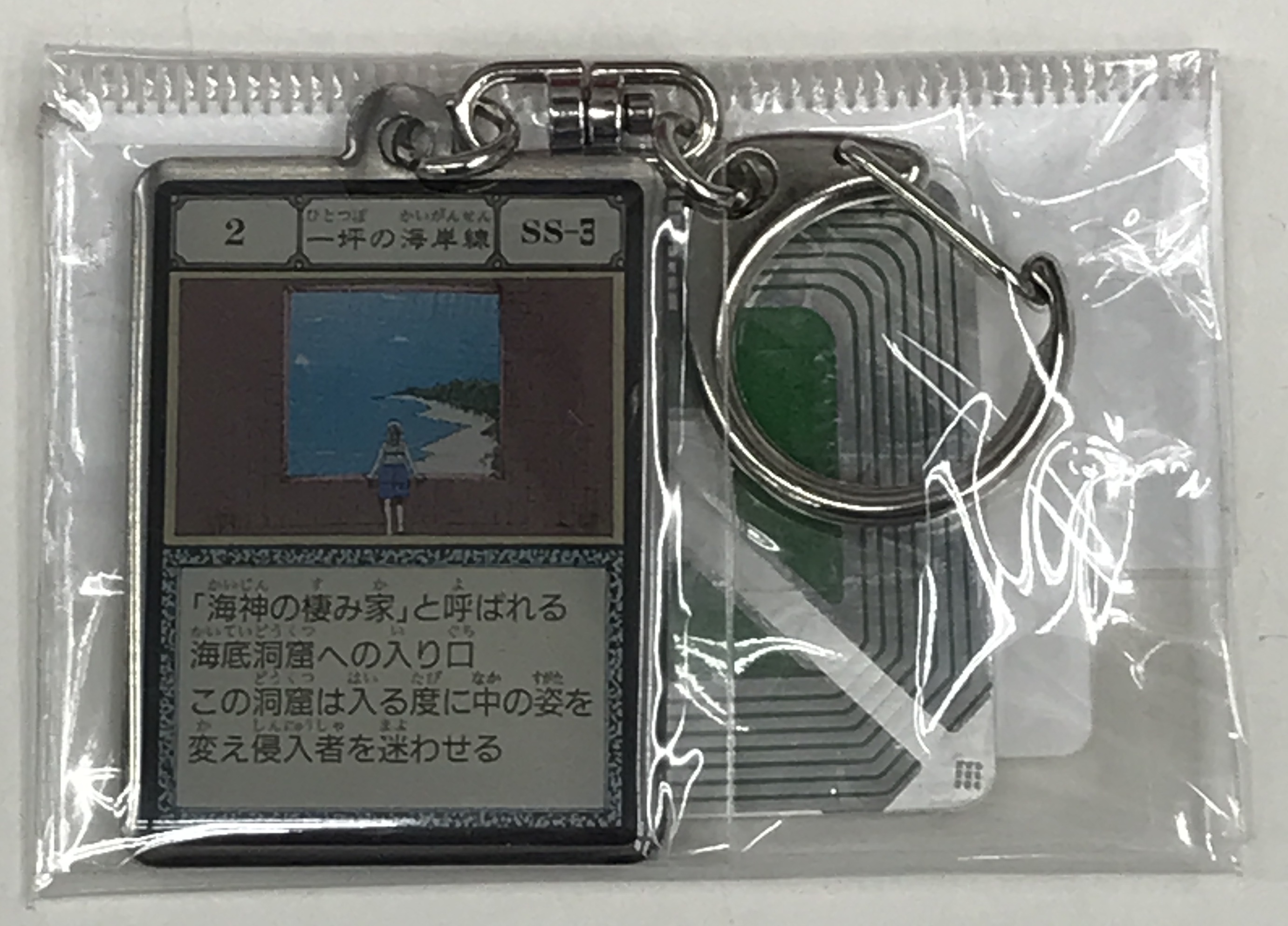 HUNTER×HUNTER 冨樫義博展 -PUZZLE- メタルキーホルダーコレクション G・Iカード 一坪の海岸線