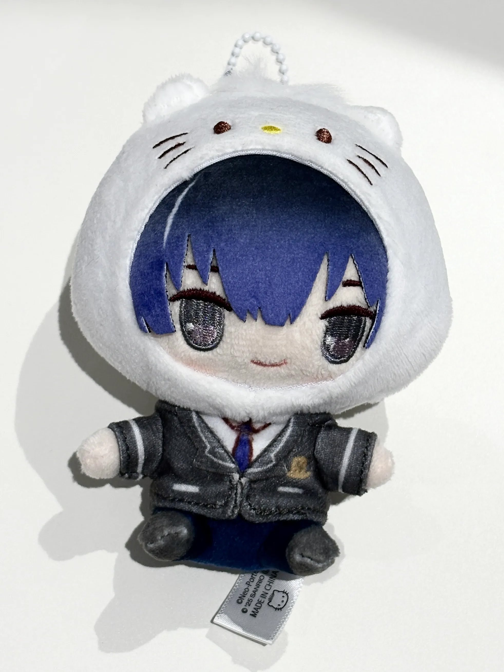 Neo-Porte×Sanrio characters ふわフレぬいぐるみキーホルダー 青桐エイト×ディアダニエル
