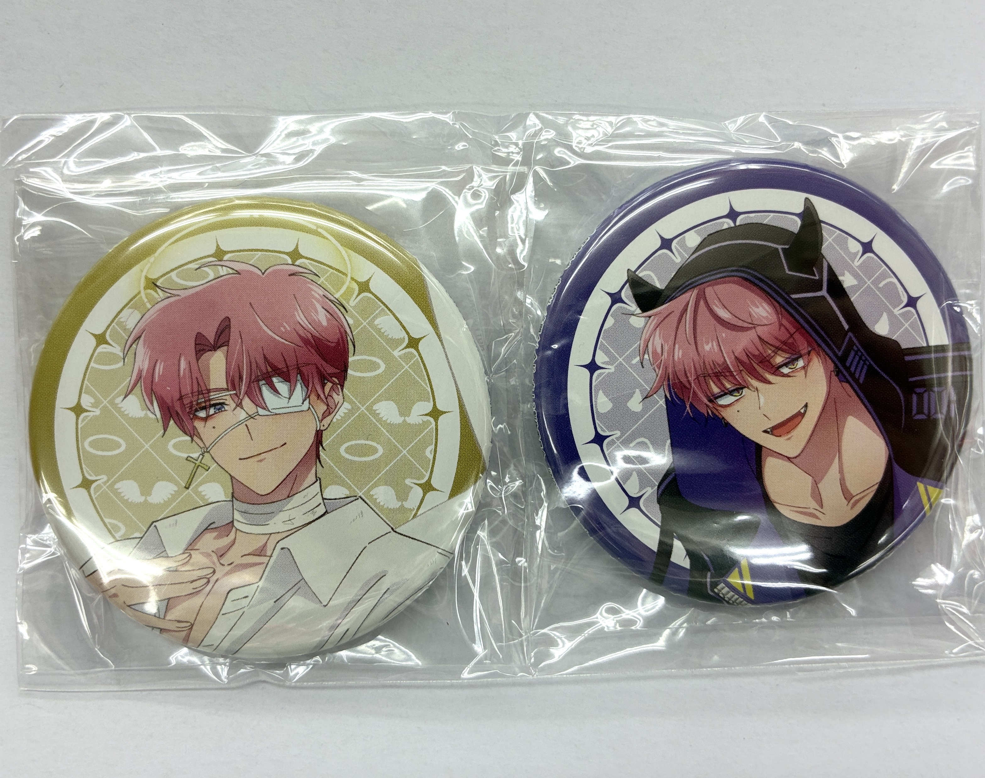 【未開封】多聞くん今どっち!? 缶バッジ2個セット 福原多聞 【アニメイト BD全巻購入特典】