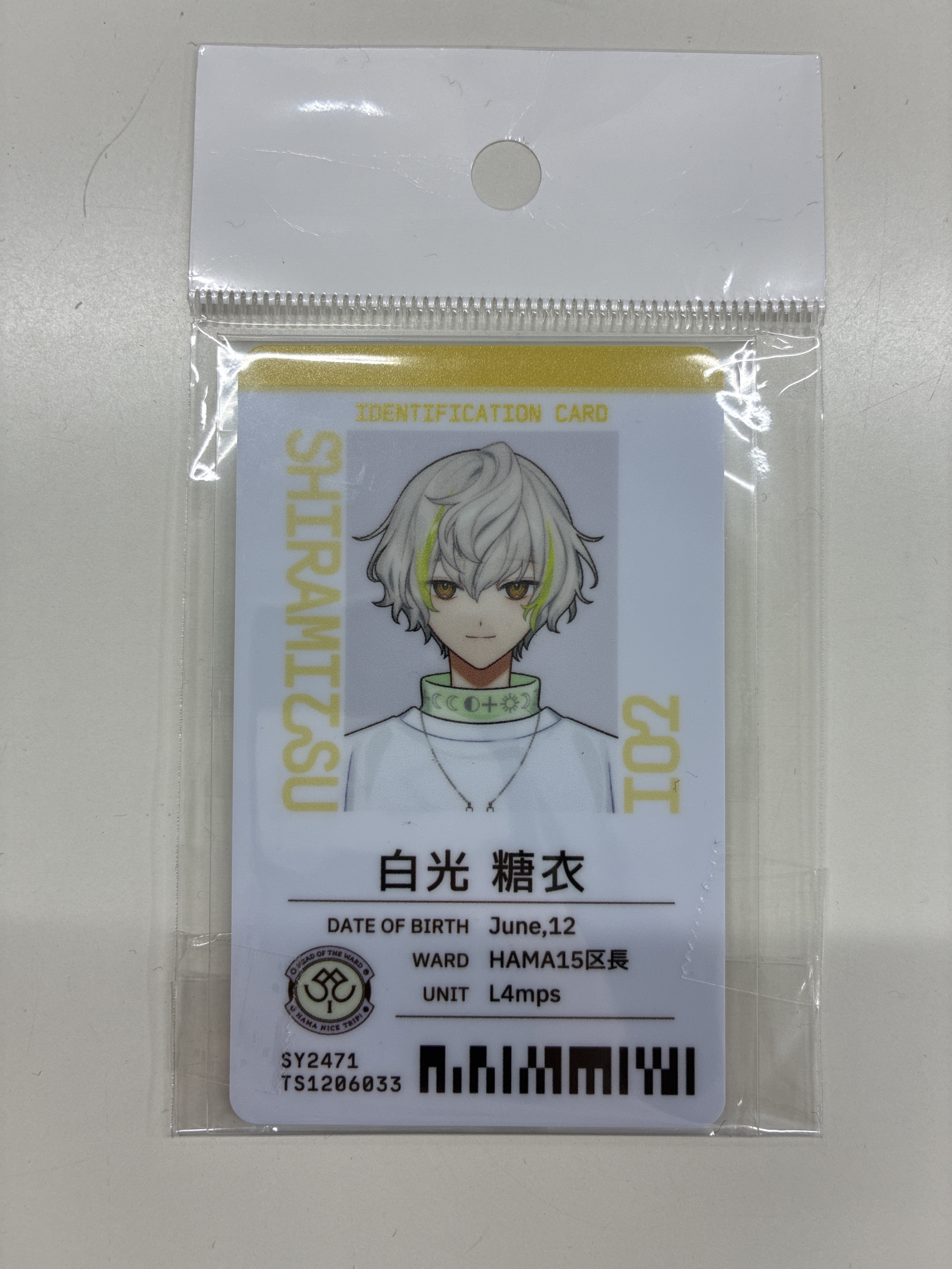 18TRIP presents "HAMAツアーズ全体会議" 社員証カード 白光糖衣