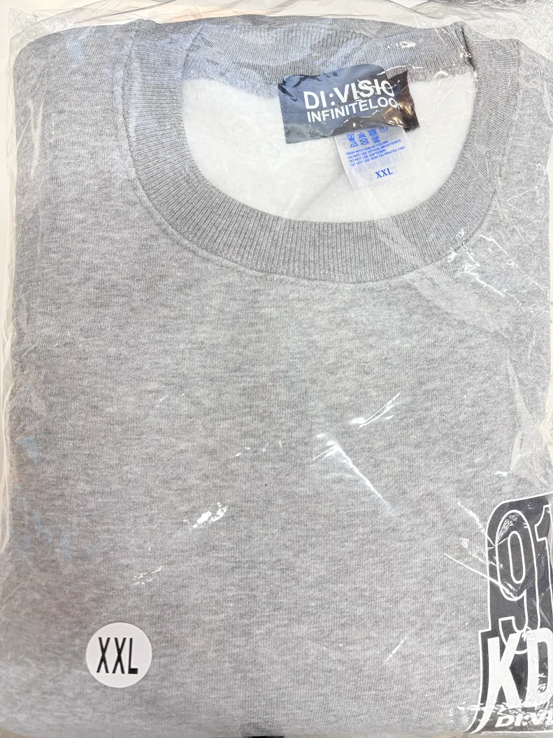 【未開封】工藤晴香×激ロック×ゲキクロ×DI:VISIONコラボ 限定スウェット "FEEL EASY SWEAT" 2XL