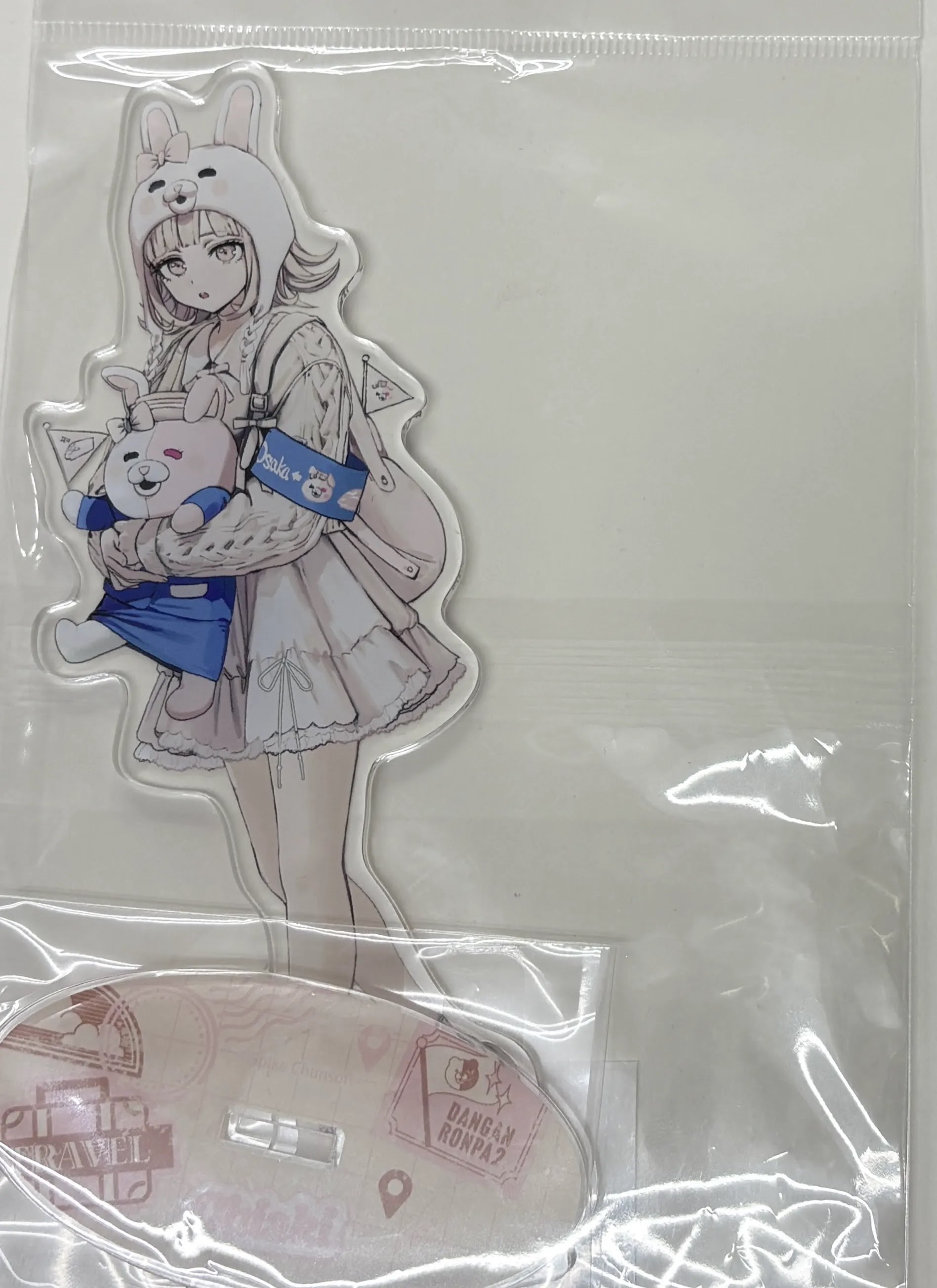 ダンガンロンパ シリーズ 緜さんイラスト 私服で旅行ver. BIGアクリルスタンド 七海千秋