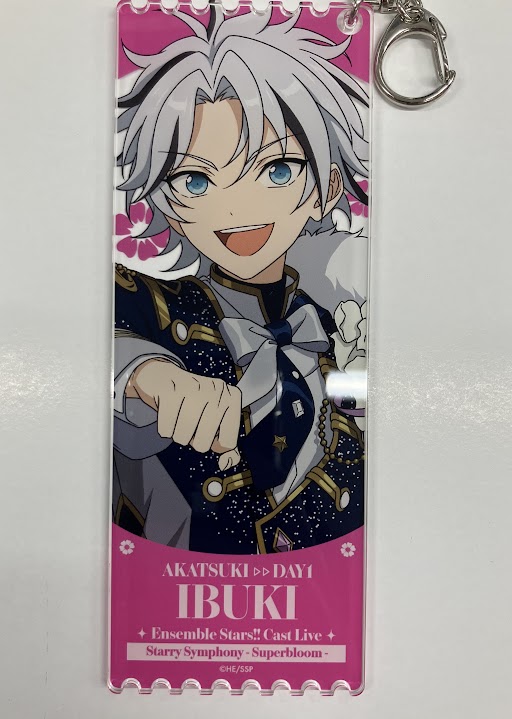 あんさんぶるスターズ!! Ensemble Stars!! Cast Live Starry Symphony -Superbloom×アニメイトカフェ チケット型キーホルダーコレクション/3グループ  滝維吹