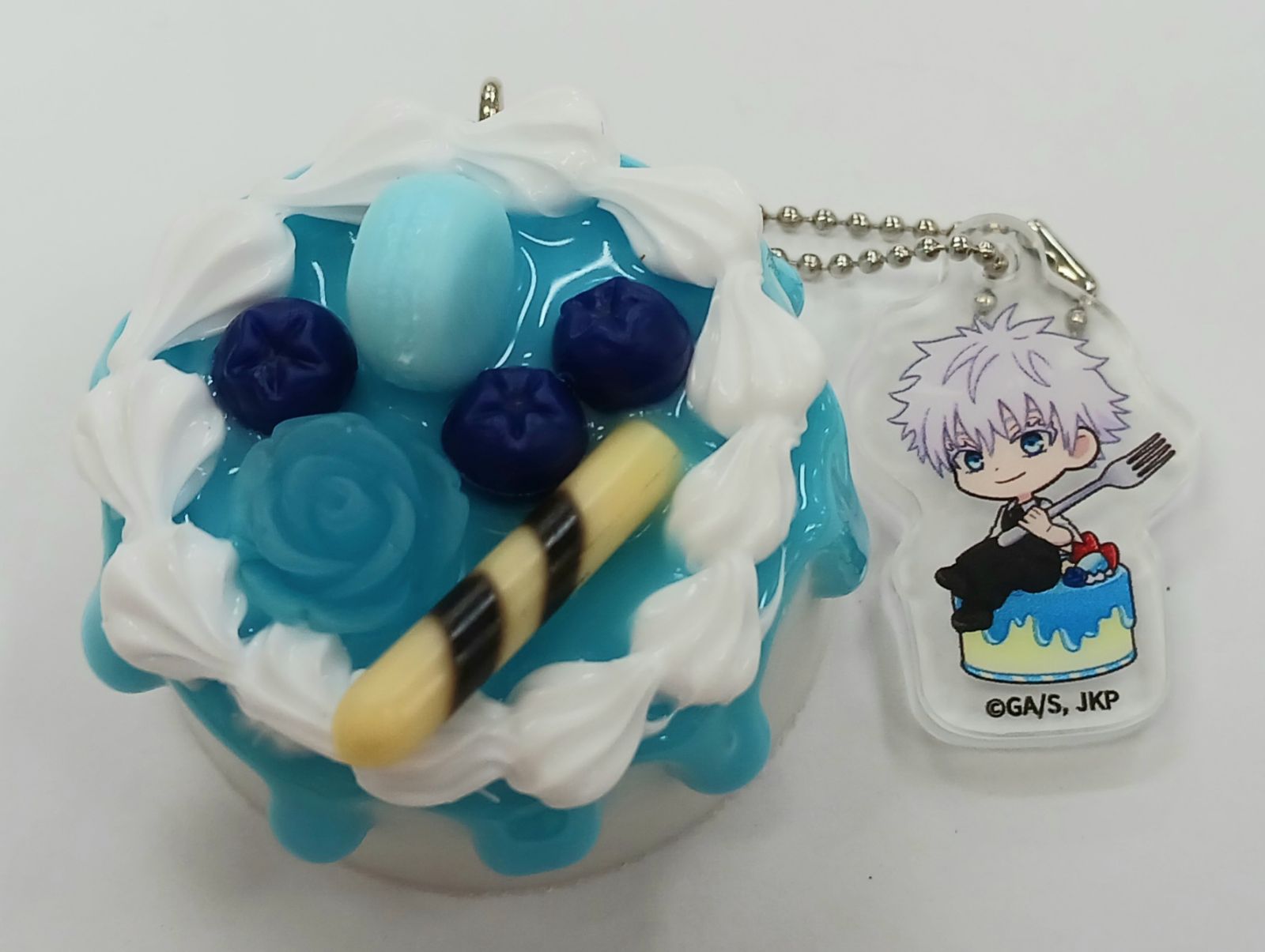 呪術廻戦 JUJUTSU KAISEN 5th Anniversary CAFE トレーディングケーキキーホルダー 五条悟