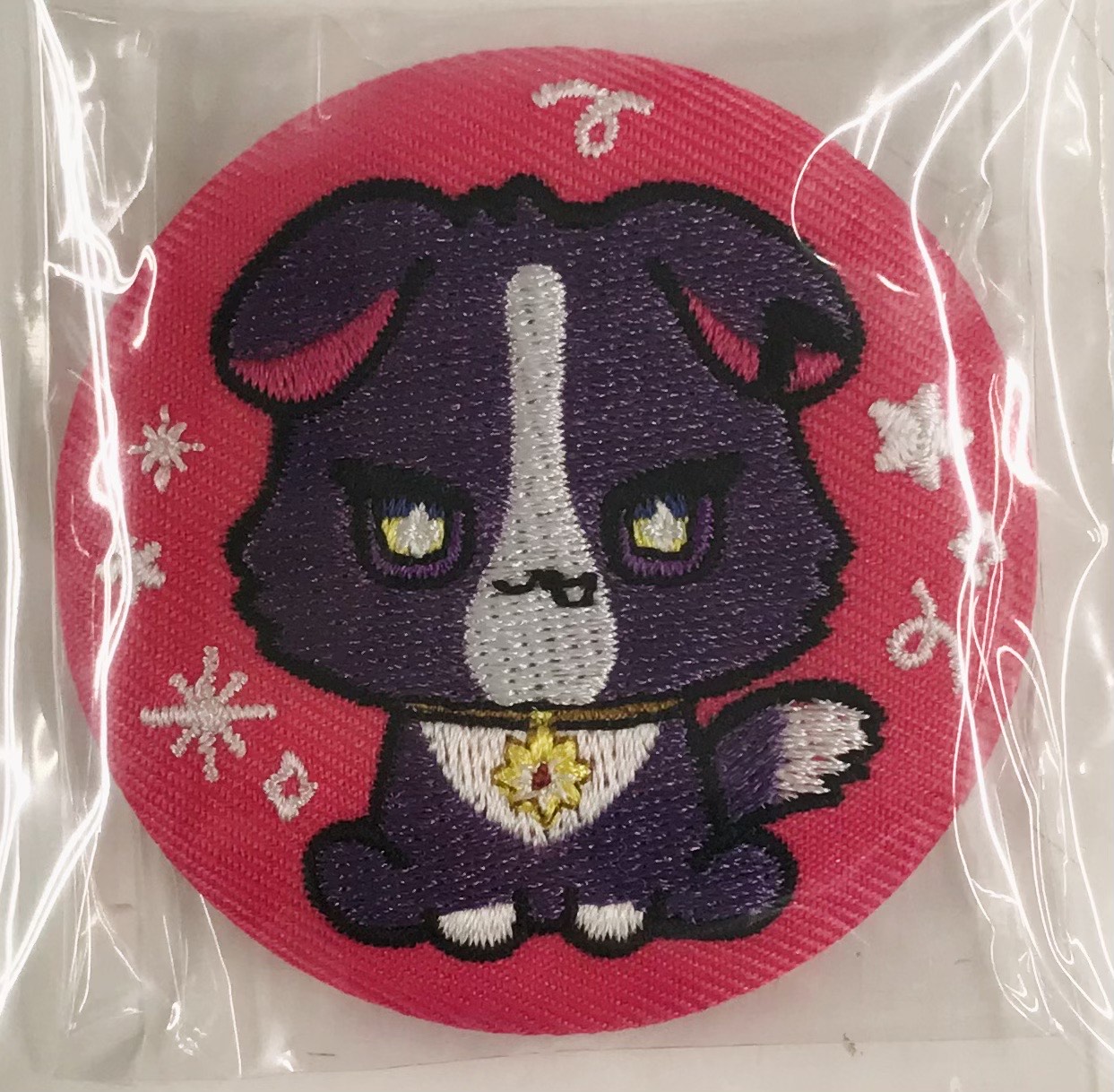 にじさんじ VOLTACTION×3SKM FUSION LIVE "IMPACT" ランダム刺繍缶バッジ むらさきのこ 渡会雲雀