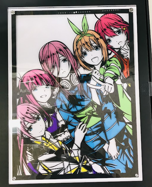 五等分の花嫁 キリトリエ 浴衣でピース!