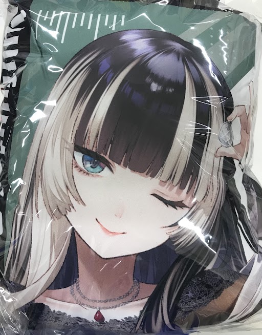 【未開封】ホロライブ ReGLOSS ビッグクッション 儒烏風亭らでん