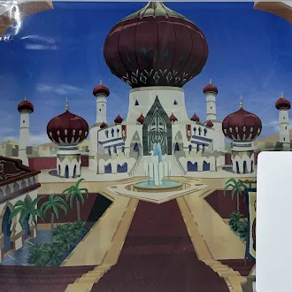 Disney TWISTED-WONDERLAND 背景アクリルスタンド スカラビア寮・外観