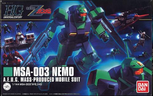HGUC 機動戦士Zガンダム MSA-003 ネモ (再販) [BANDAI SPIRITS]