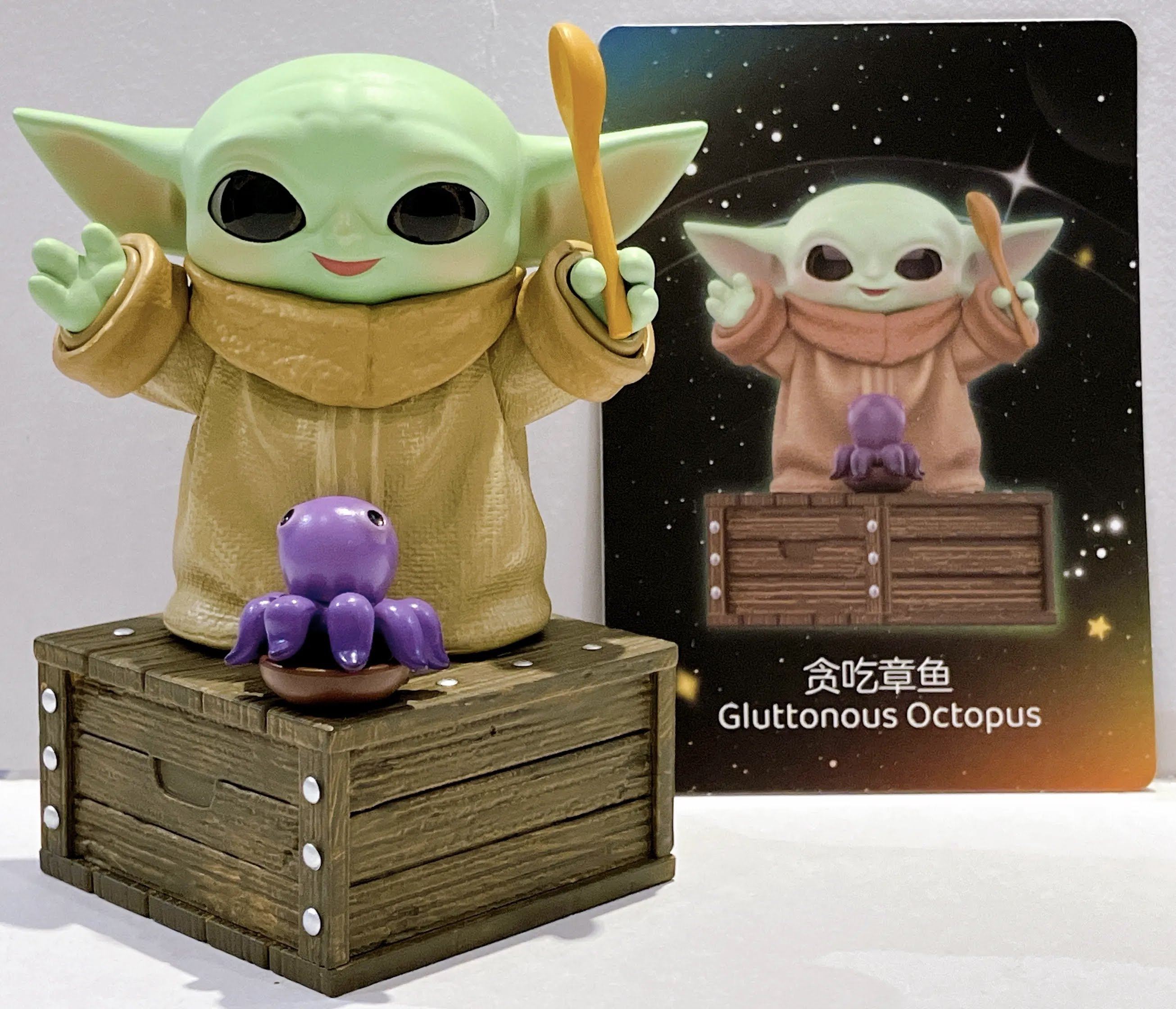 POPMART STAR WARS Grogu Tiny But Mighty シリーズ Gluttonous Octopus 【フィギュア】[POPMART]