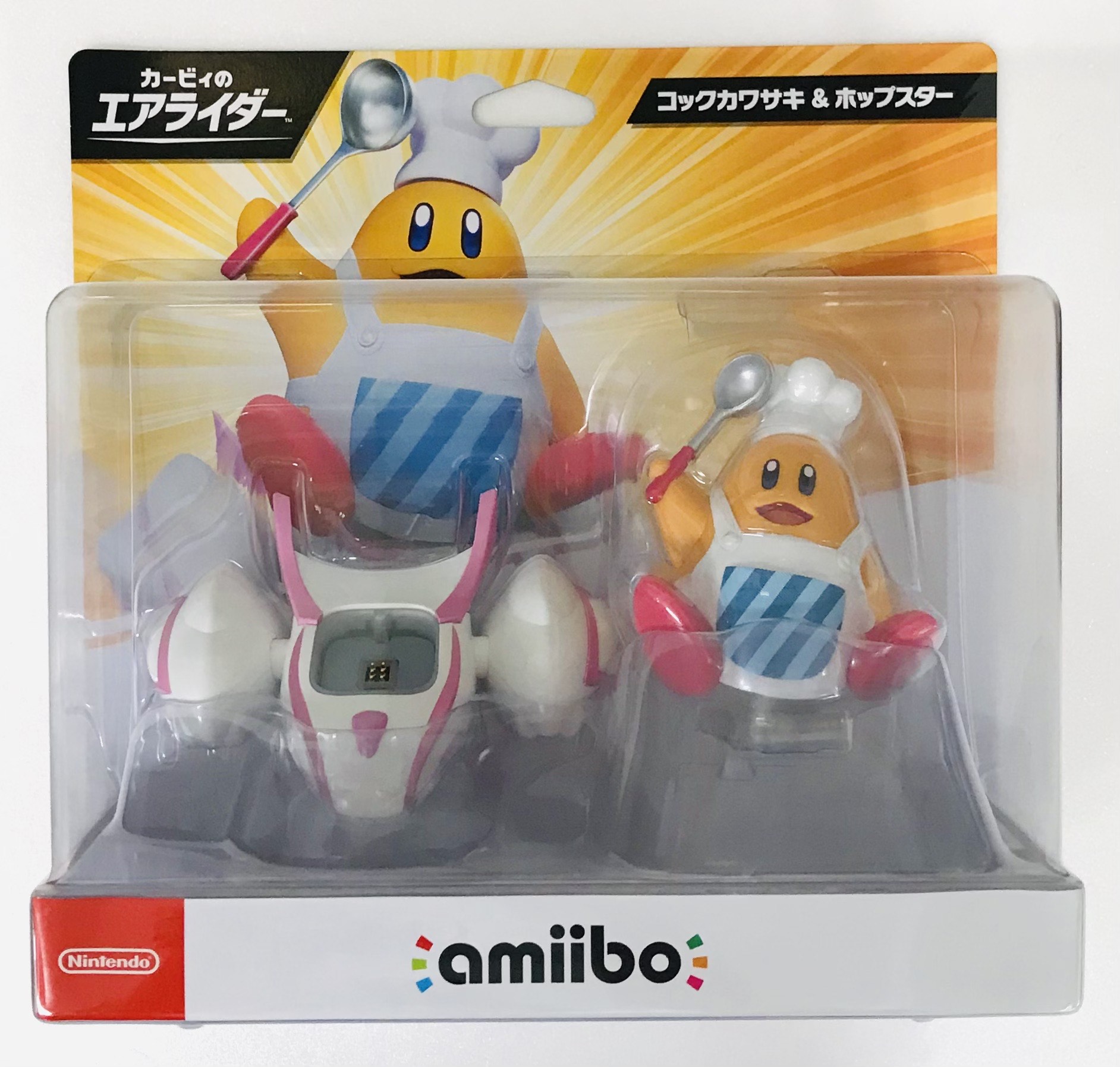 【未開封】amiibo カービィのエアライダーシリーズ コックカワサキ&ホップスター
