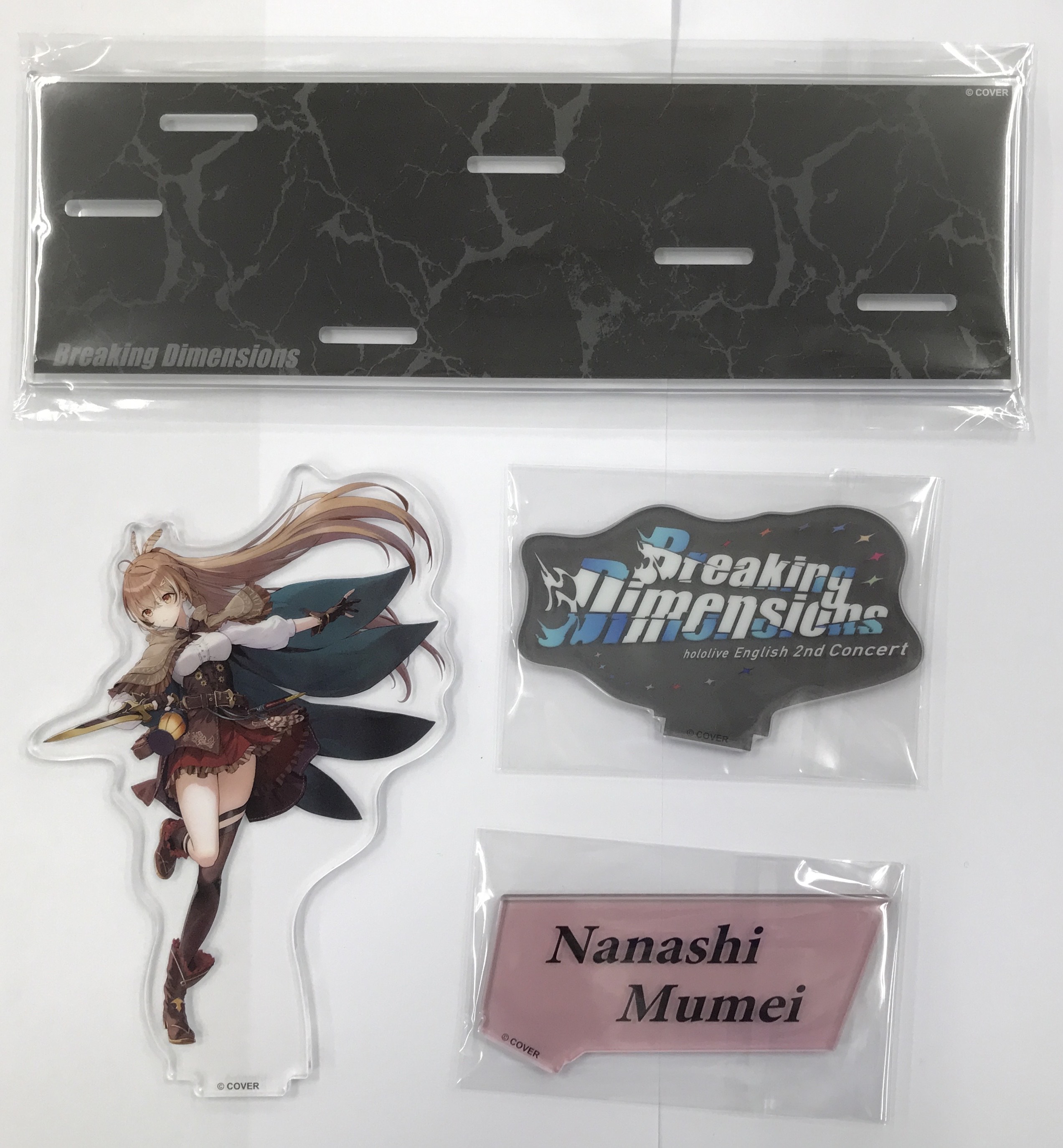 【未開封】ホロライブ hololive English 2nd Concert -Breaking Dimensions- Acrylic Stand 七詩ムメイ