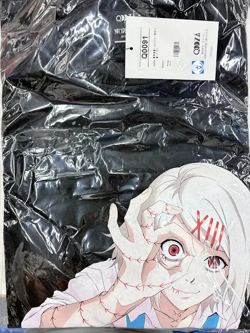 【未開封】東京喰種 L/S TEE ブラック 鈴屋什造【QOOZAコラボ】