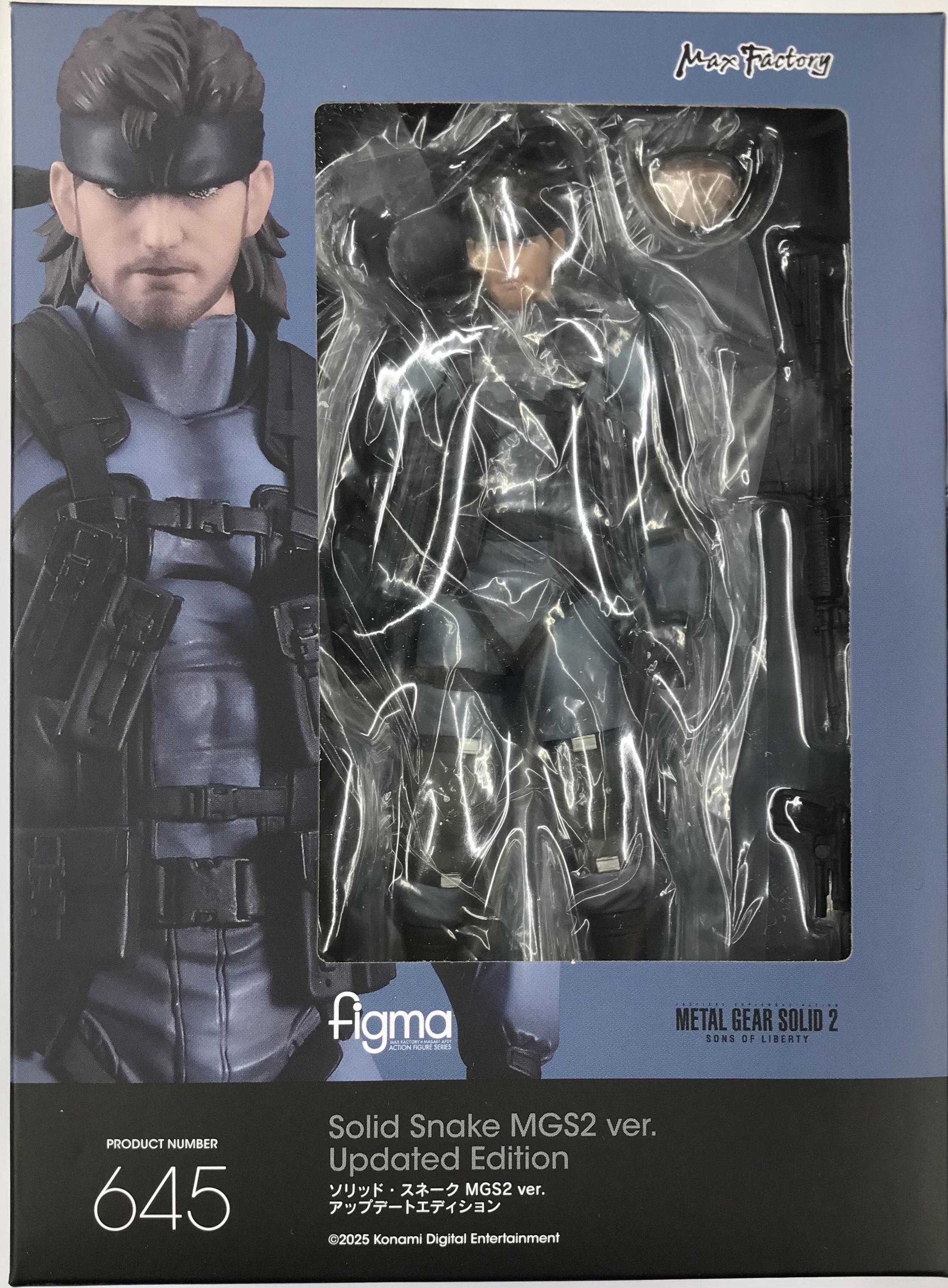 【未開封】figma 645 METAL GEAR SOLID 2: SONS OF LIBERTY ソリッド・スネーク MGS2 ver. アップデートエディション 【フィギュア】[マックスファクトリー]